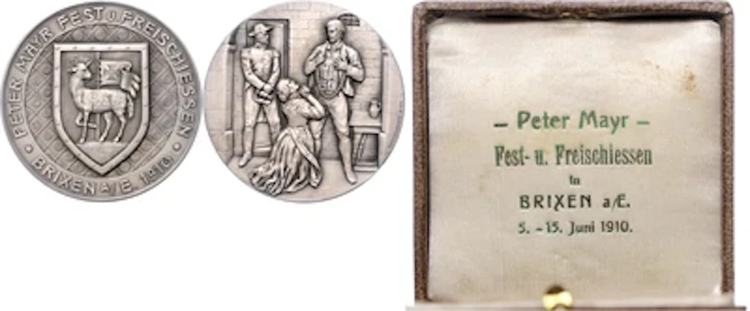 Brixen, Peter-Mayr-Fest- und Freischiessen 1910