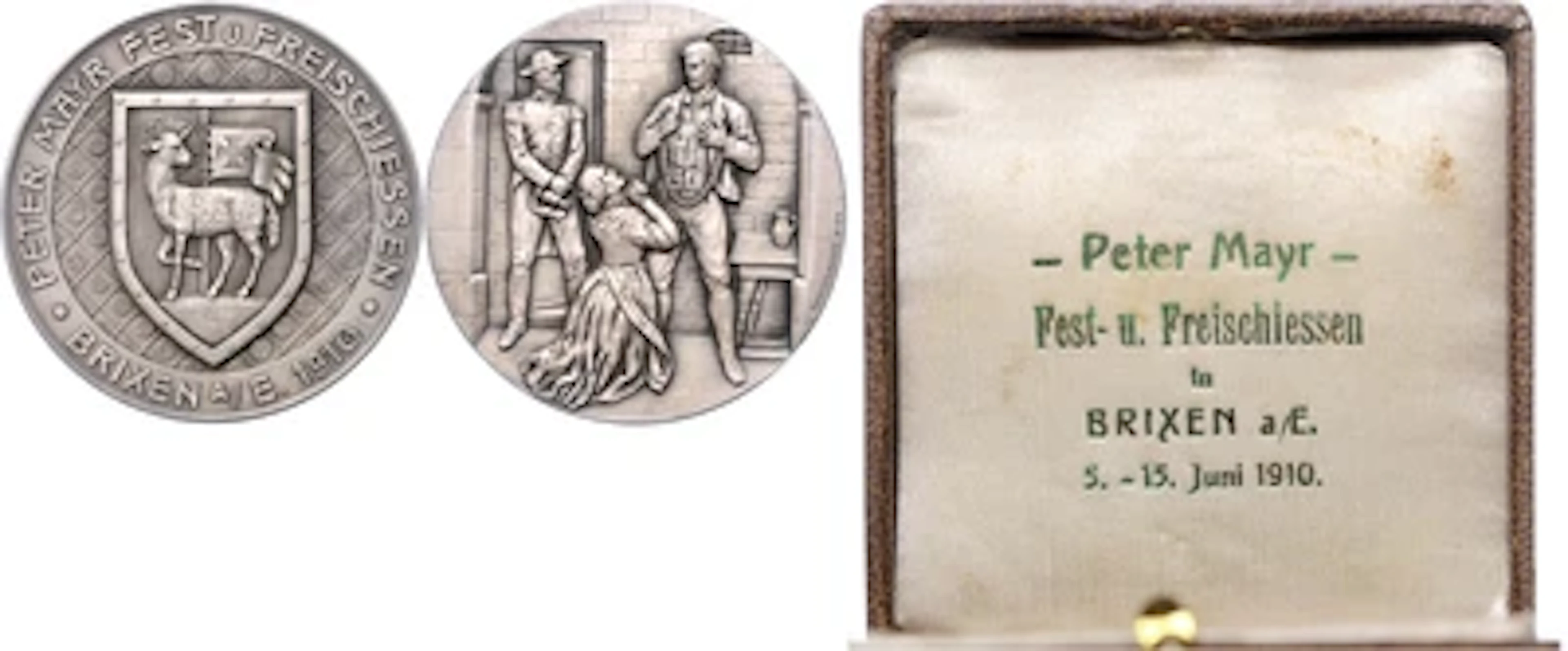 Brixen, Peter-Mayr-Fest- und Freischiessen 1910