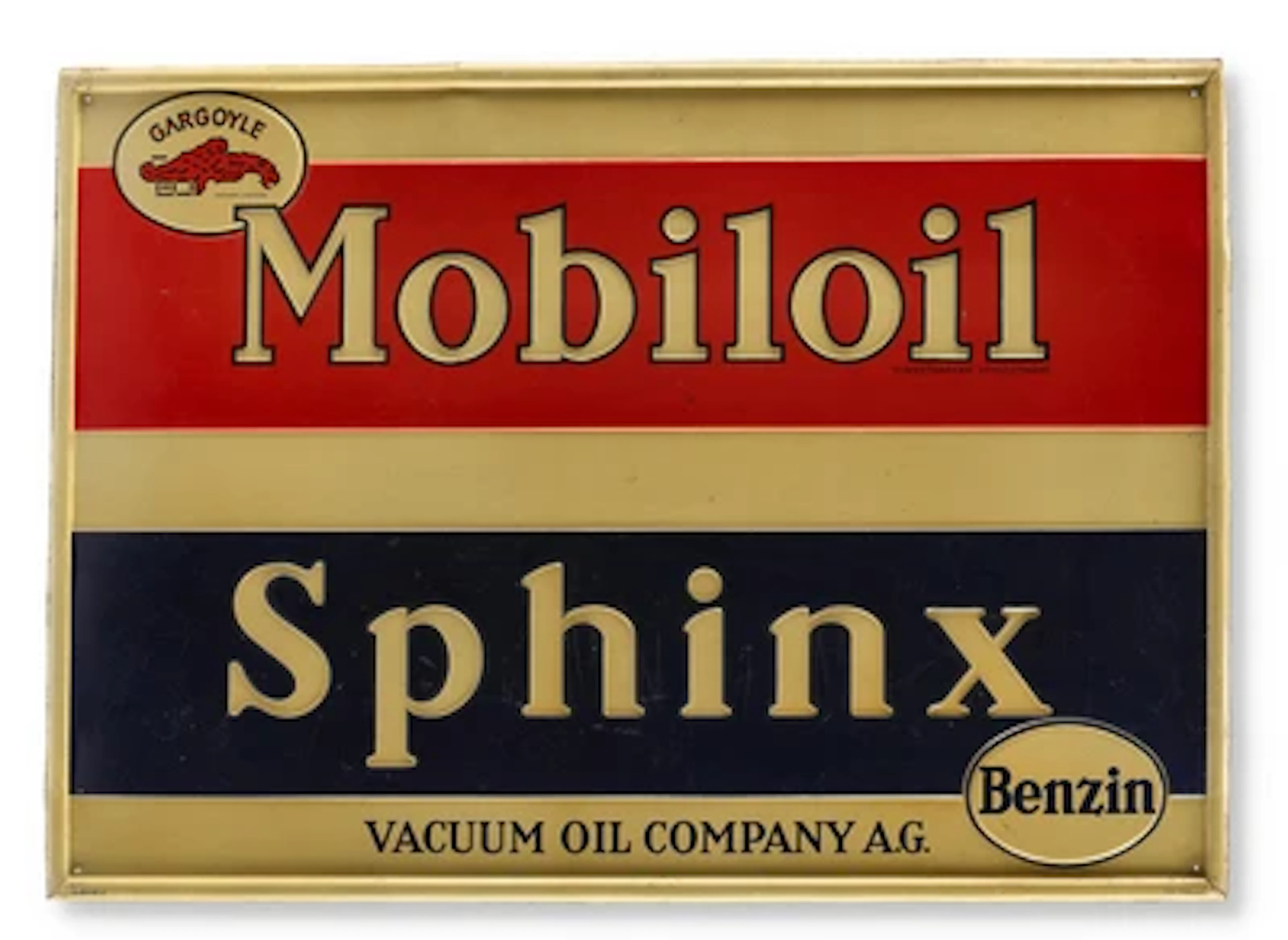 GARGOYLE MOBILOIL SPHINX