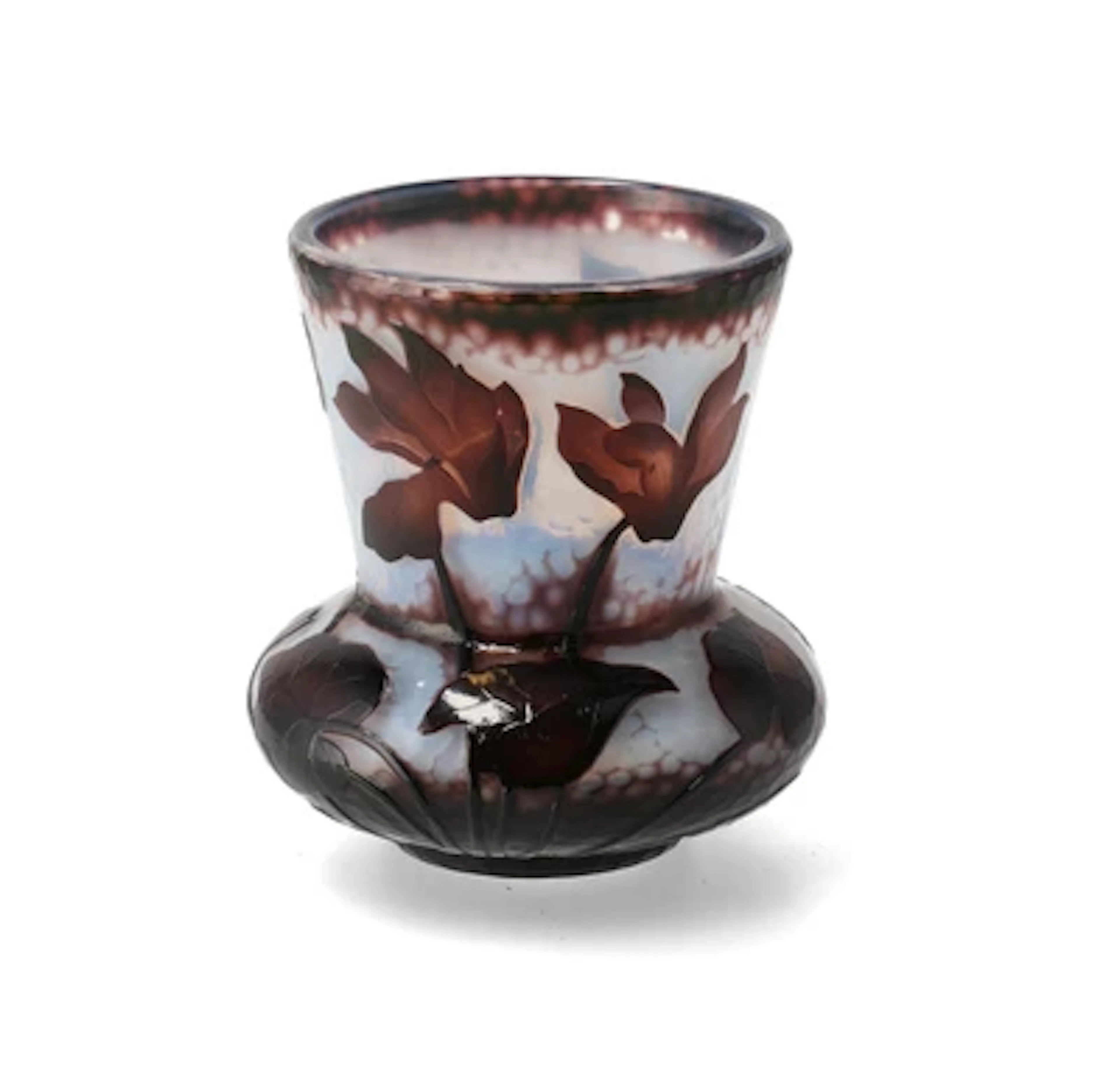 A "Magnolia" vase, Daum, Nancy, c. 1905-10
