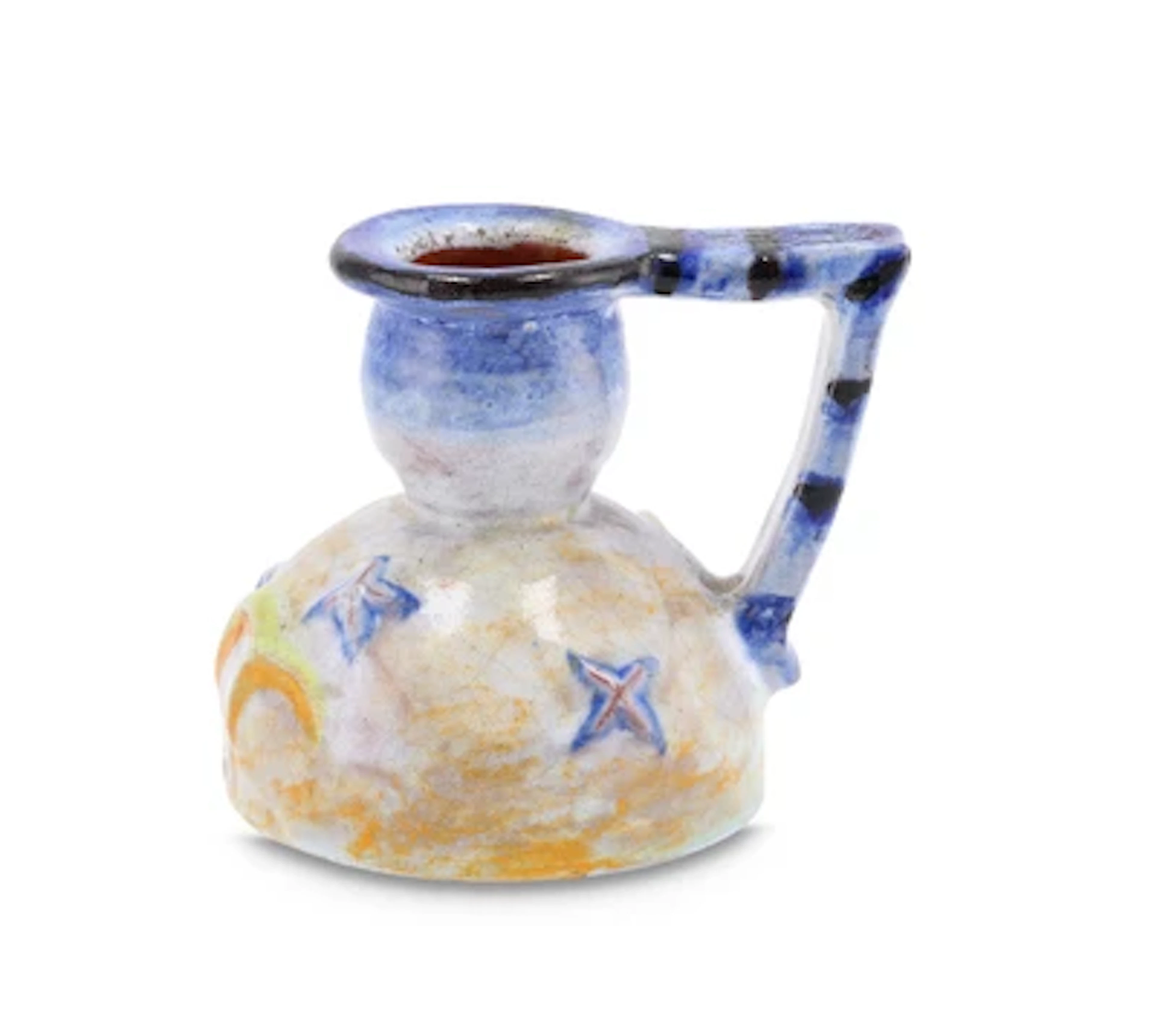 An Art Deco candlestick, Schleiss Keramik, Gmunden, after 1926