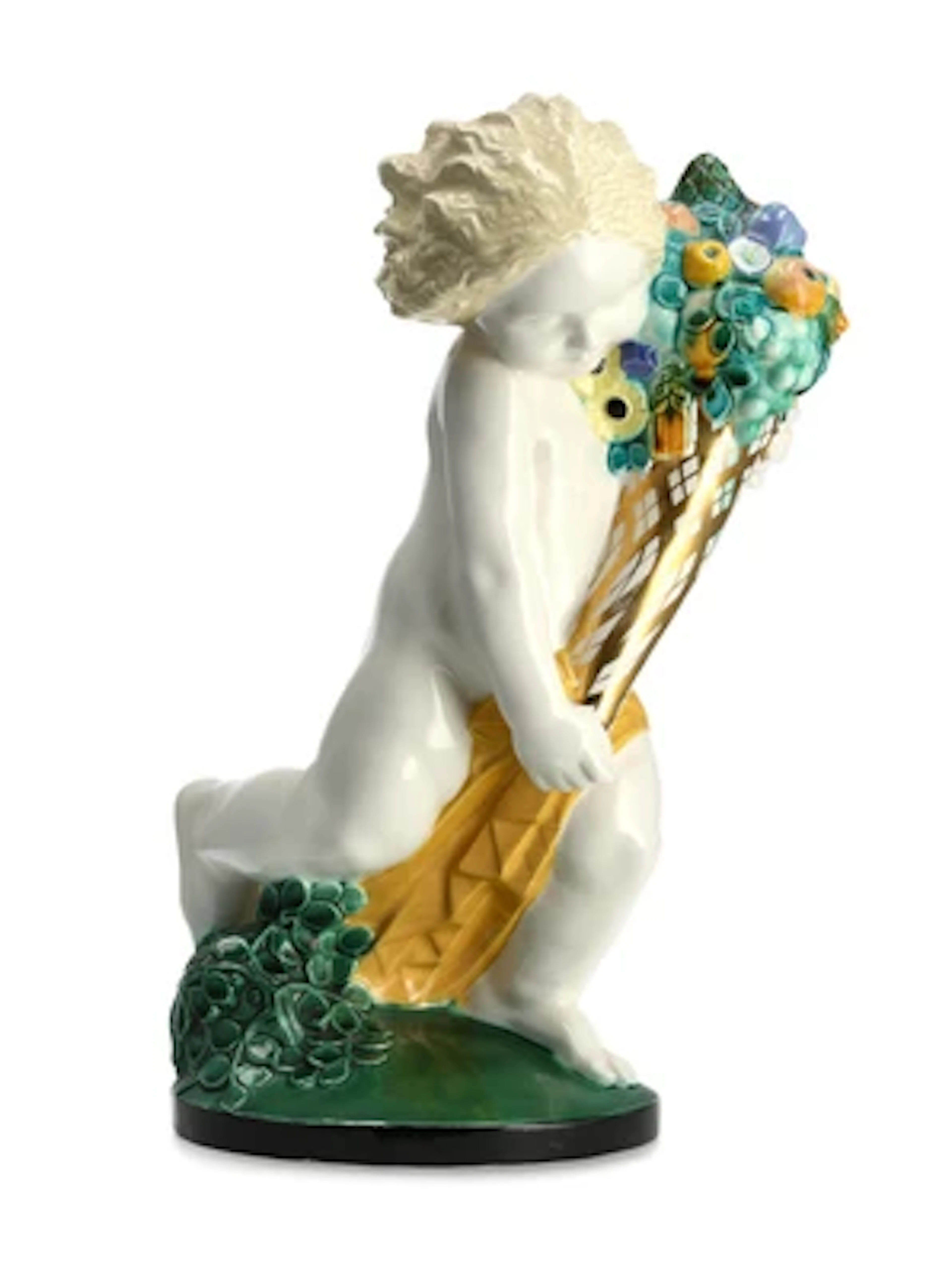Michael Powolny, Putto mit Füllhorn ("Sommer"), WK Modellnummer: 73