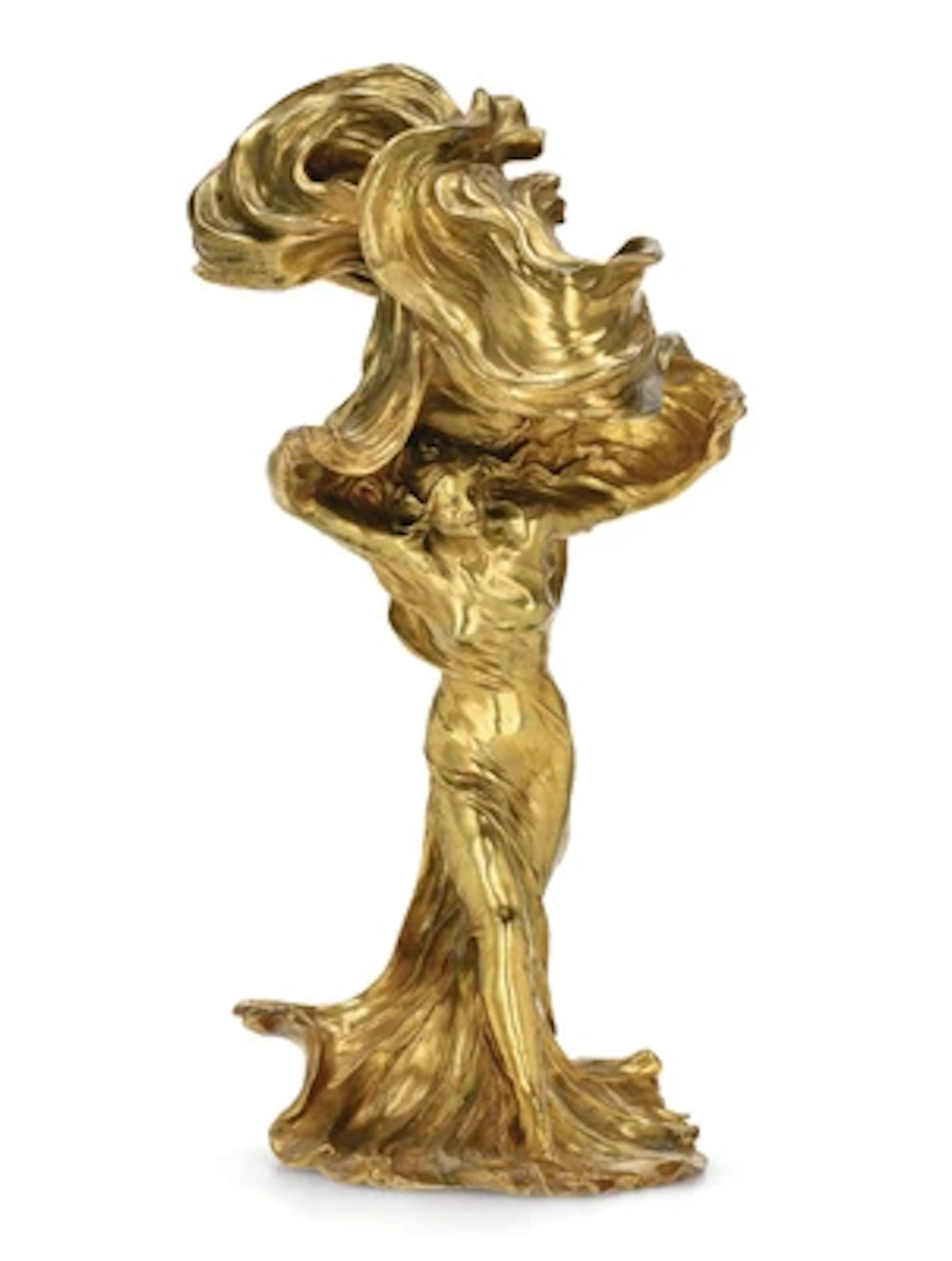 François-Raoul Larche (Frankreich, 1860-1912), Louis Fuller Tischlampe
