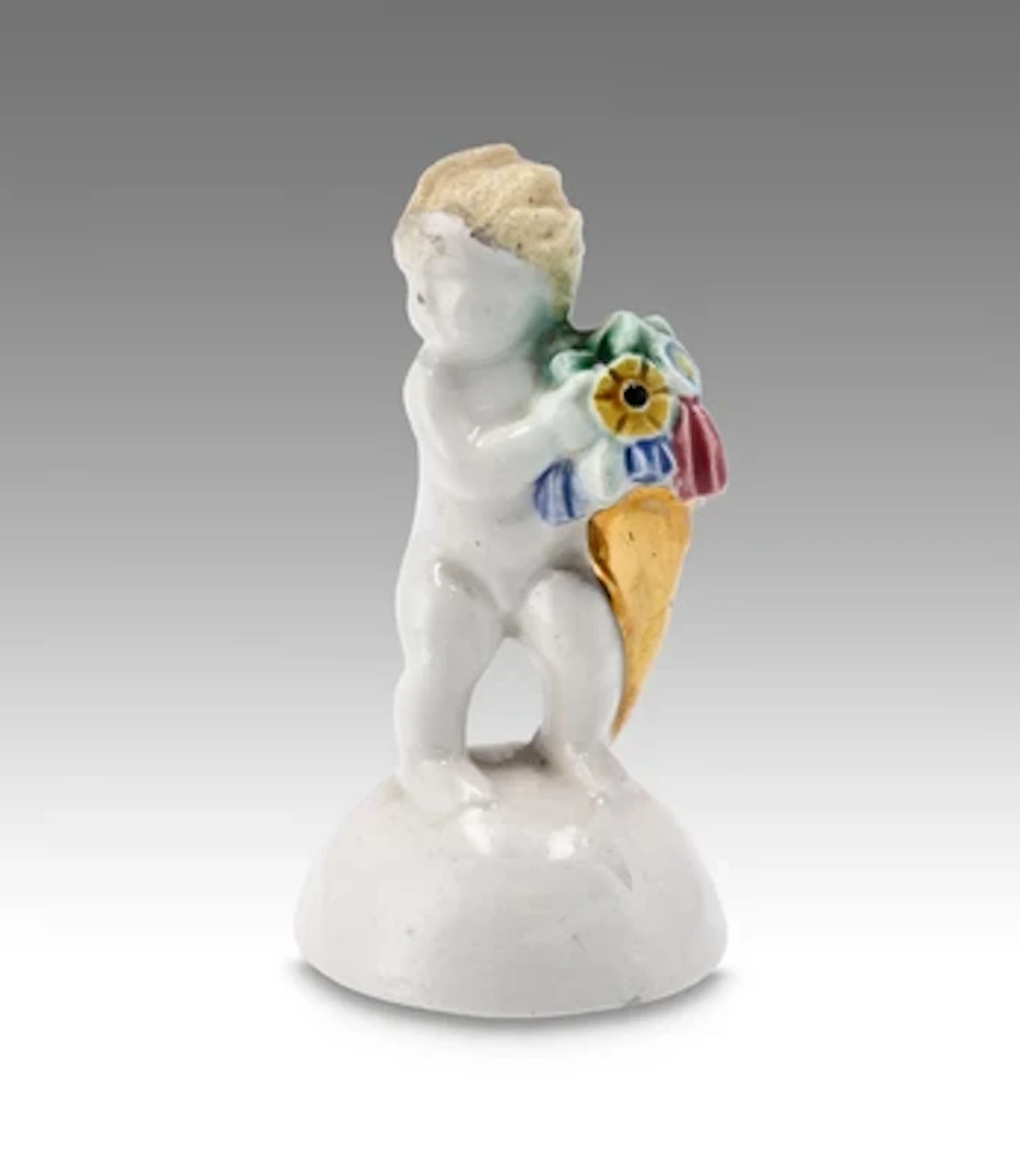 Michael Powolny, a putto with cornucopia, WK model no. 299, Wiener