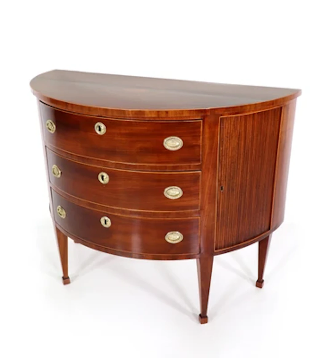 Regency Demi Lune-Kommode, England um 1800