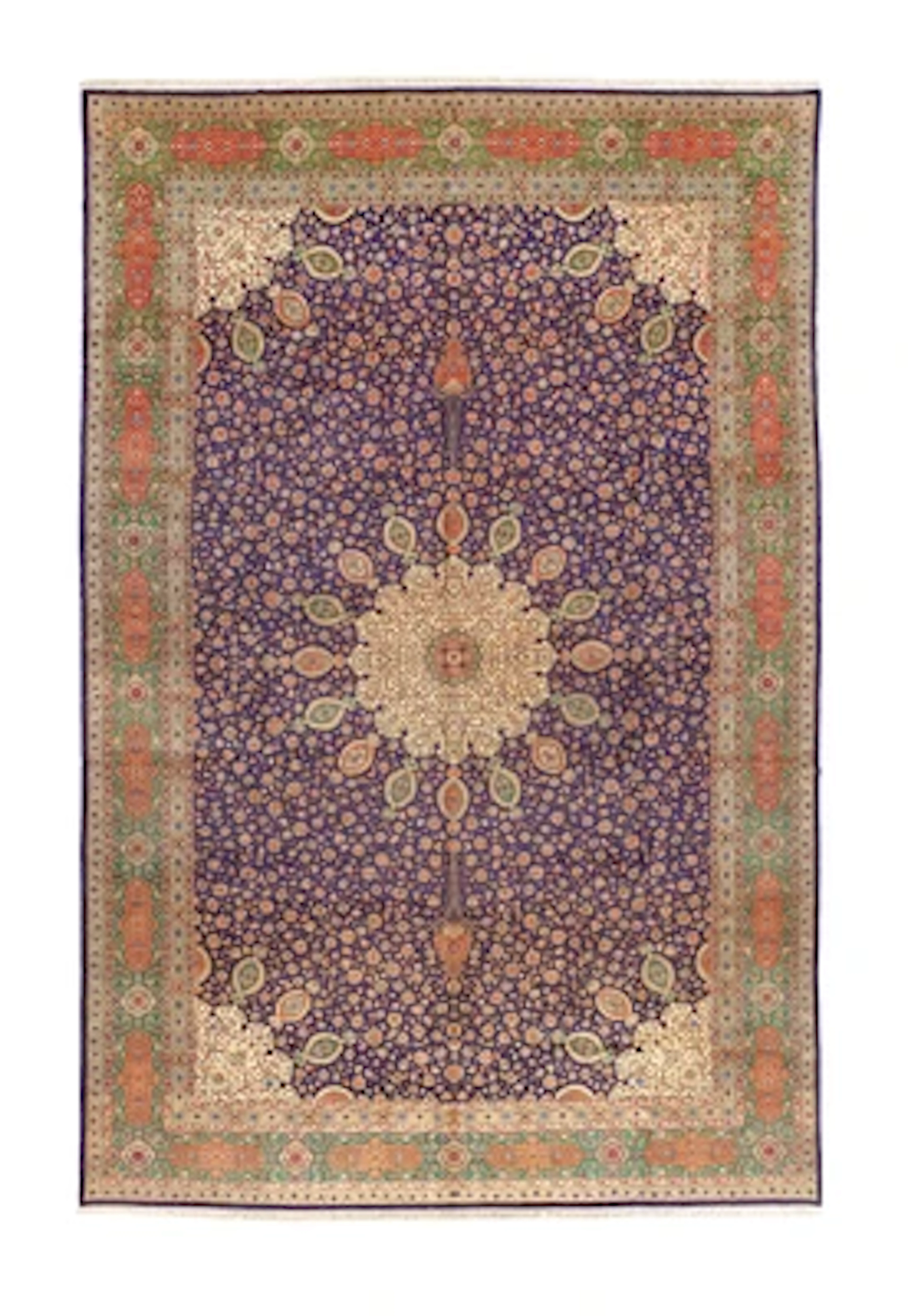 A Tabriz Carpet, Iran, c. 630 x 410 cm