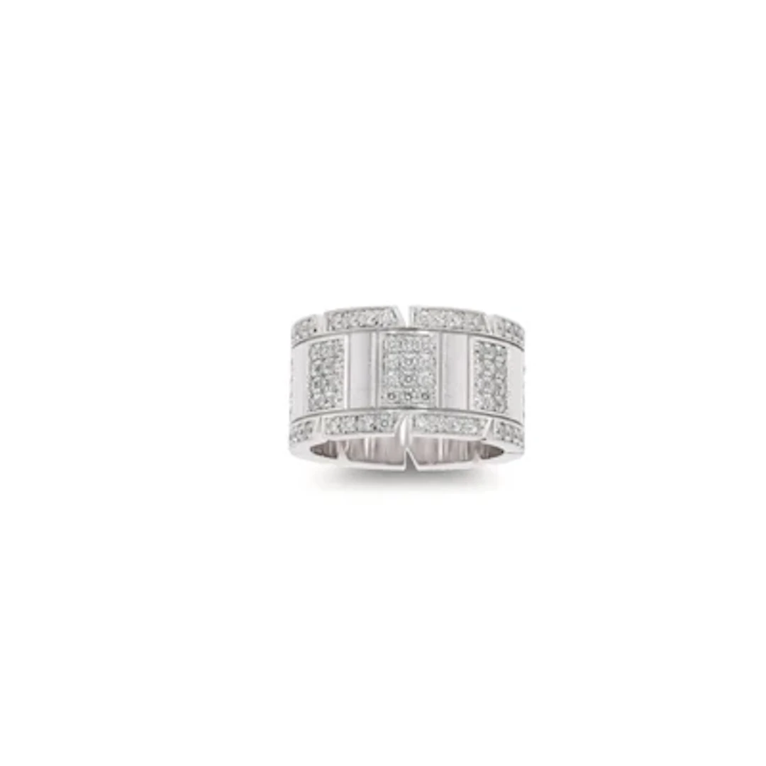 Cartier Tank Francaise diamond ring