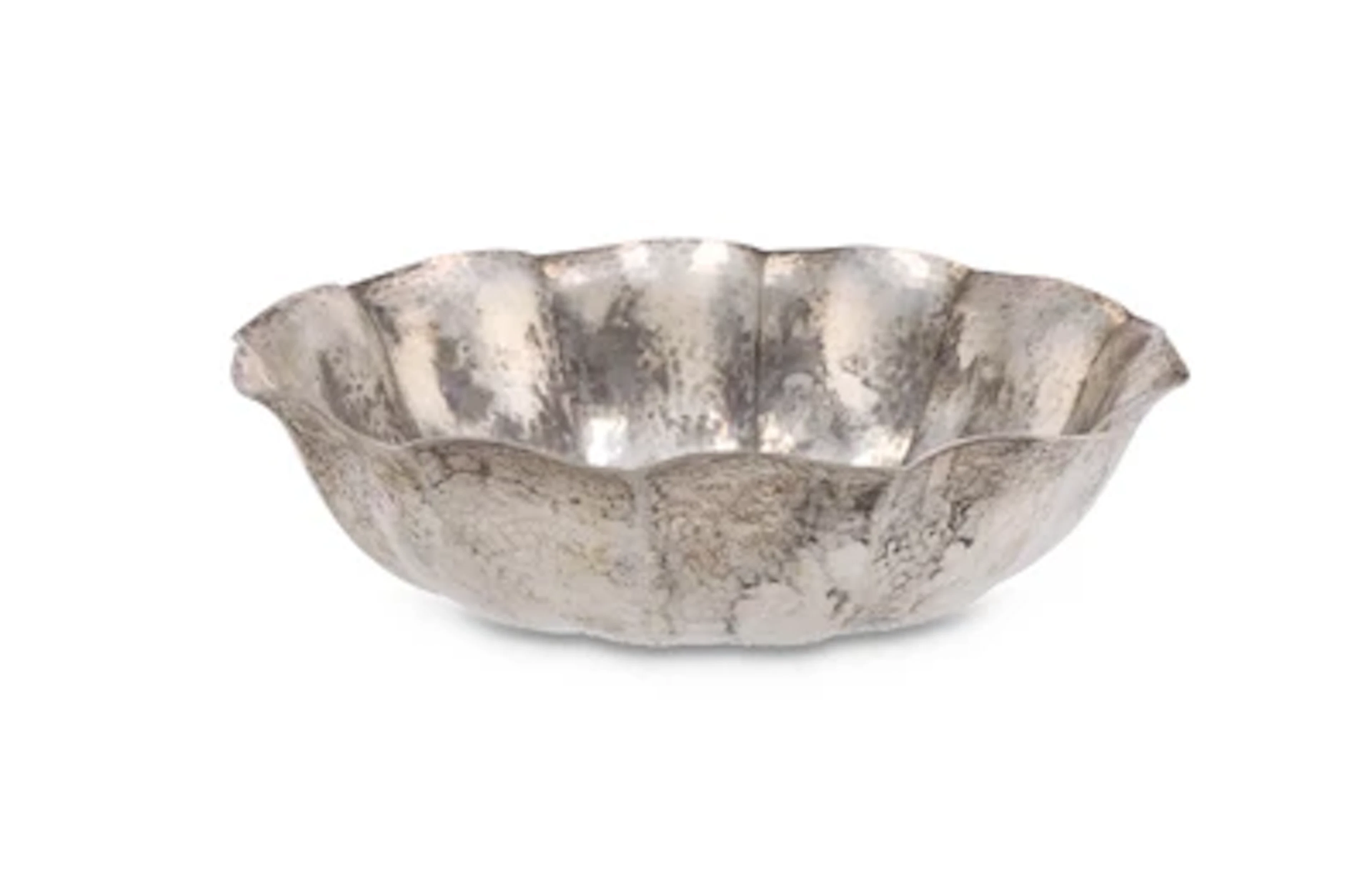 A silver bowl, attributed to Josef Hoffmann, designed in around 1935