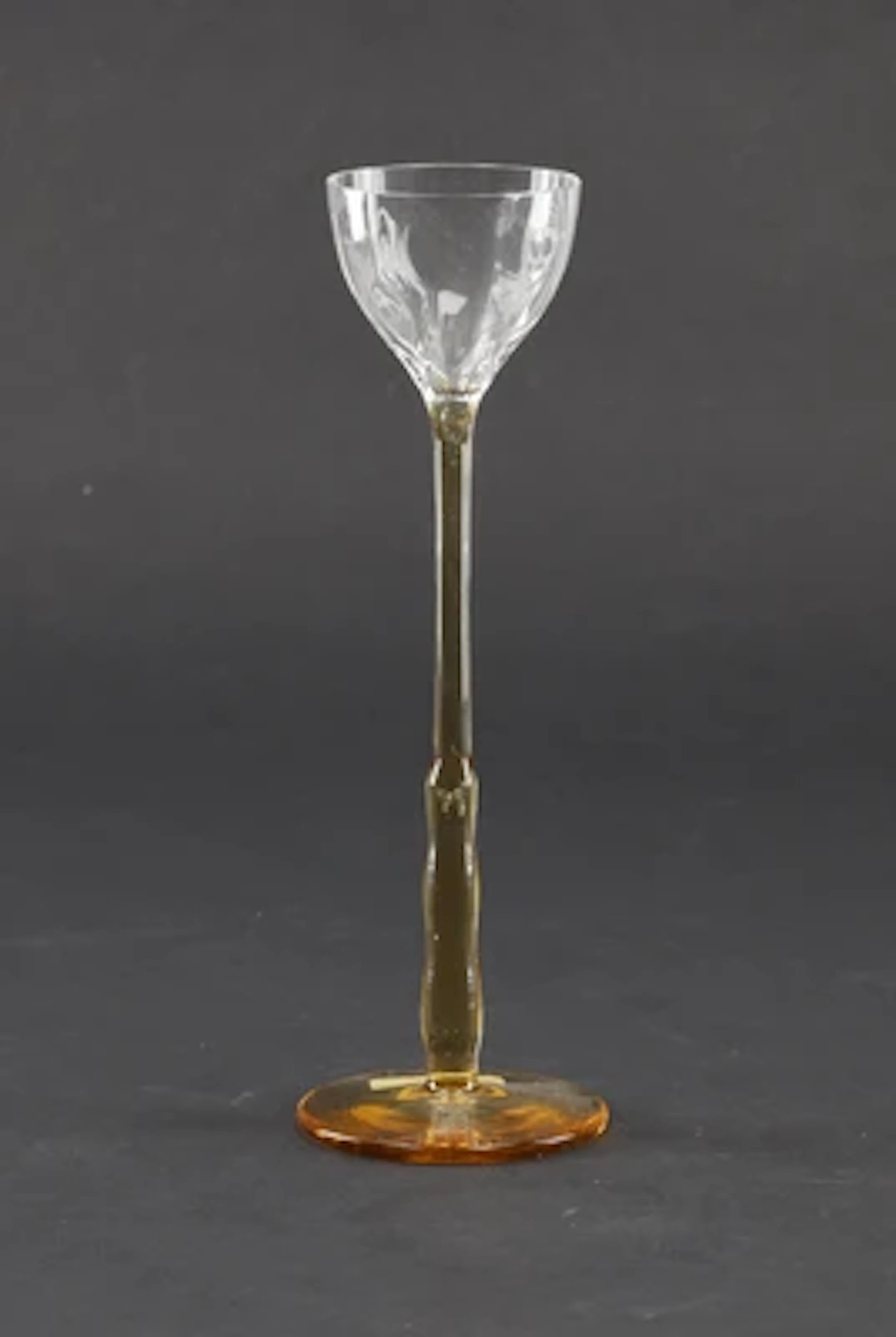 Koloman Moser, a tall "liqueur glass", Meyr's Neffe, Adolf, for E.