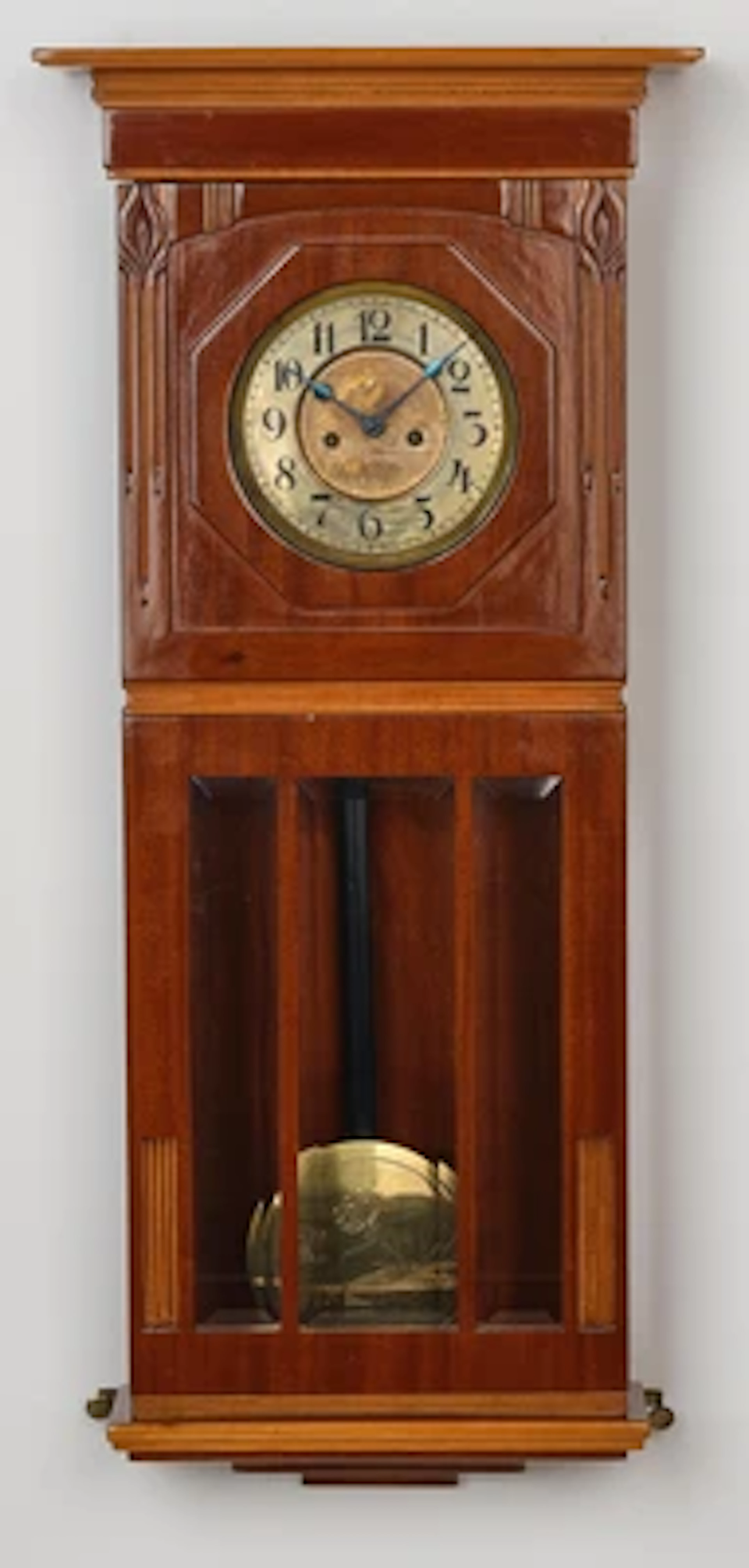 Jugendstil Wandpendeluhr