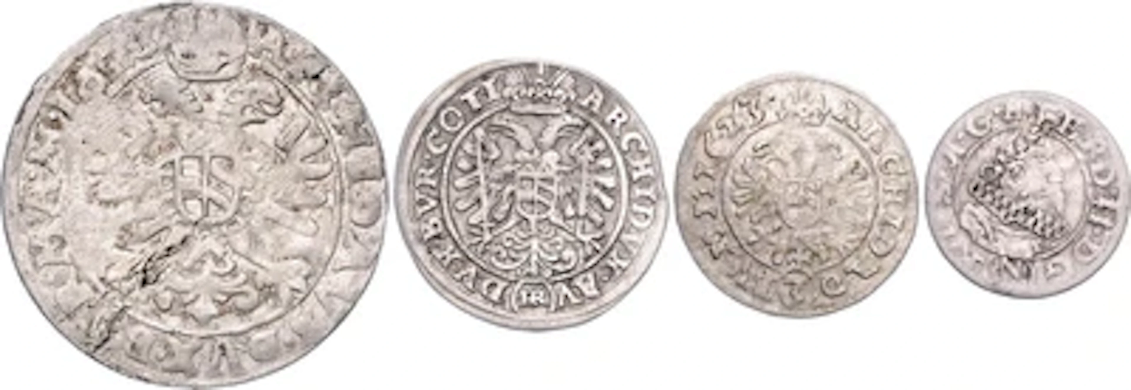 Ferdinand II.- Münzstätten Breslau, Brünn, Neisse und Nikolsburg