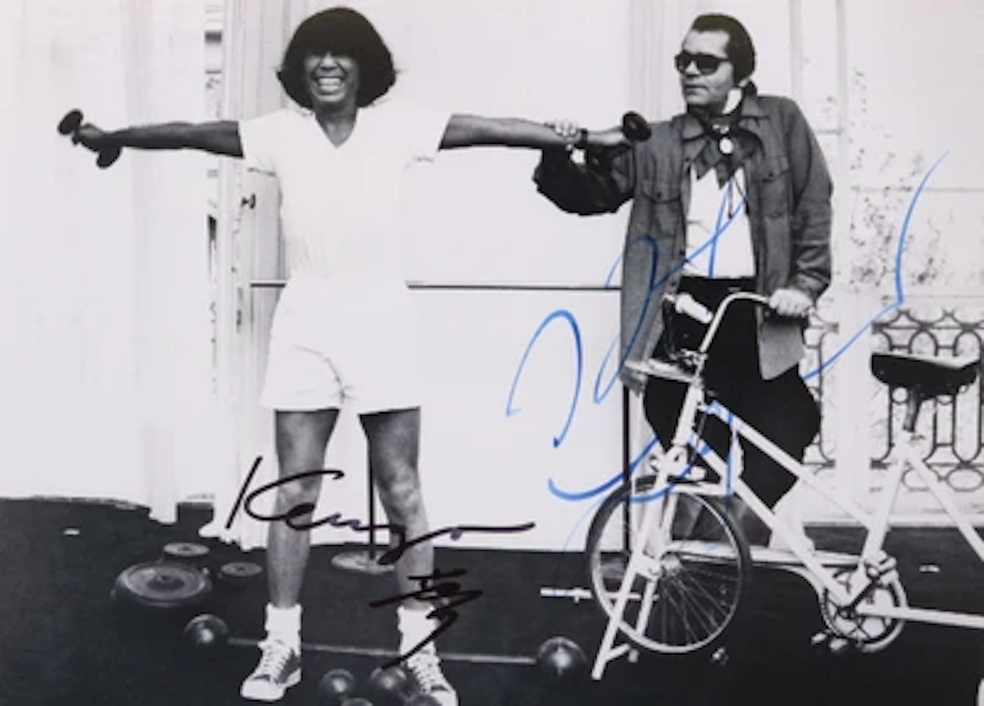Karl Lagerfeld & Kenzo Takada