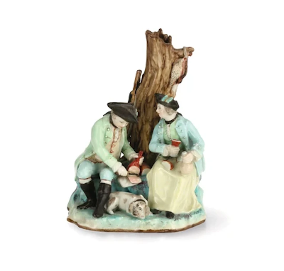 A Pair of Hunters at a Picnic, Zurich, 1768–1770