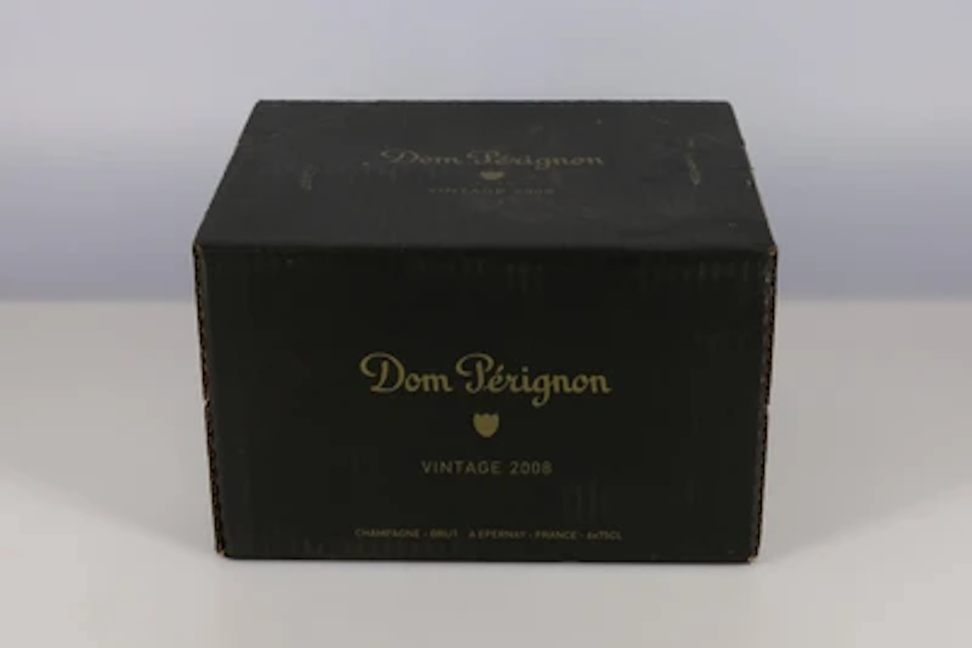 2008 Champagne Dom Pérignon Vintage Brut AOC, Champagne Dom Pérignon, Champagne, 100 Falstaff-Punkte, 6 Flaschen, in OVP