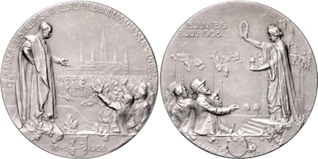 Wien, Kaiserjubiläums- und VI. österreichisches Bundesschießen 1908