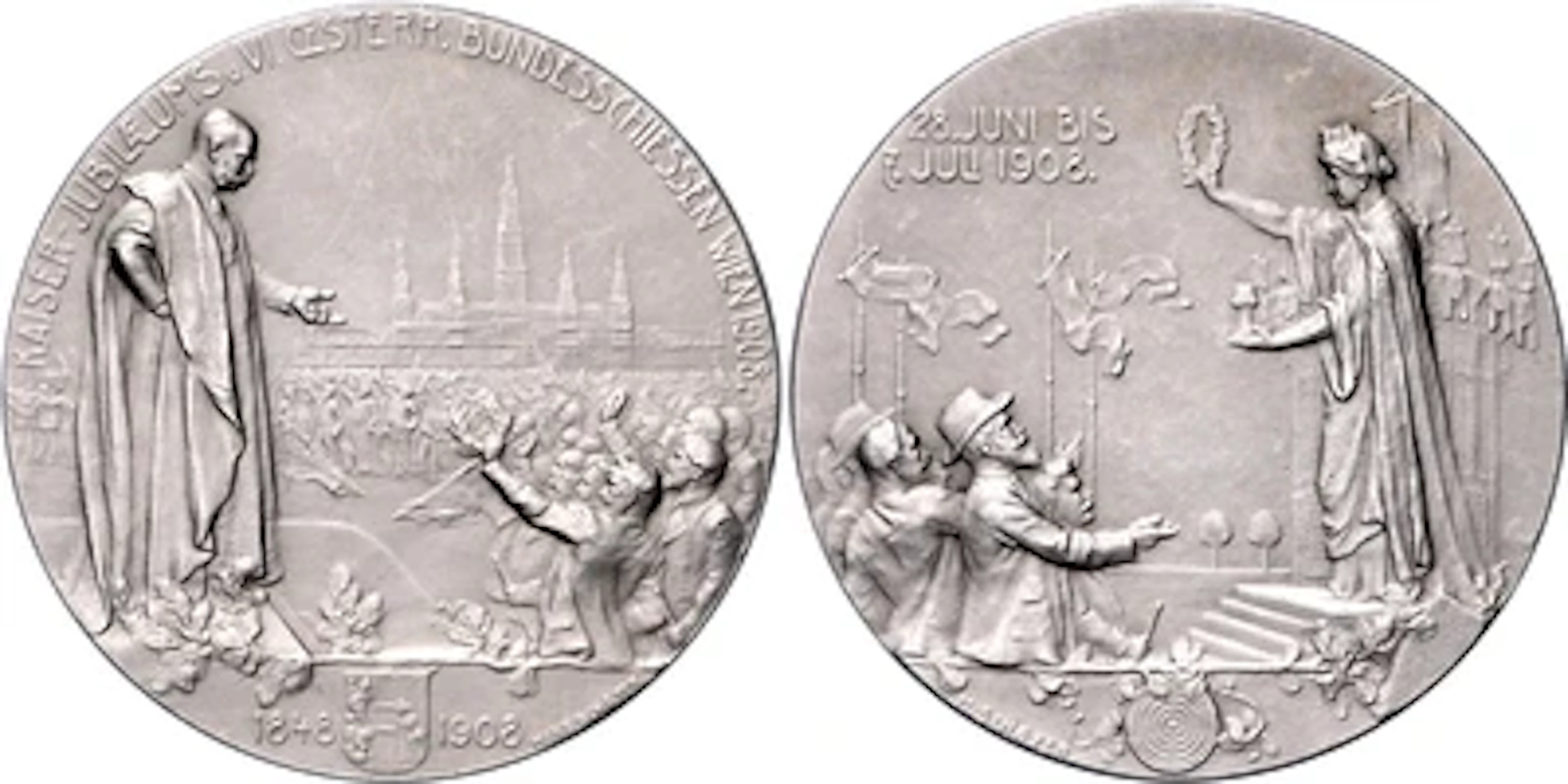Wien, Kaiserjubiläums- und VI. österreichisches Bundesschießen 1908