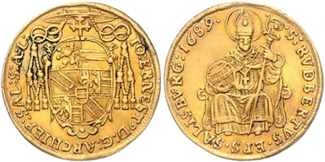 Johann Ernst von Thun und Hohenstein 1687-1709 GOLD