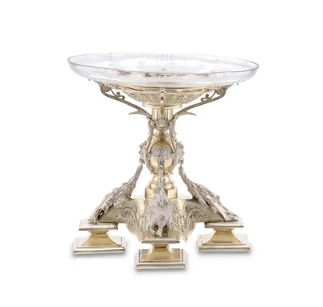 A Centrepiece with Hunting Motifs