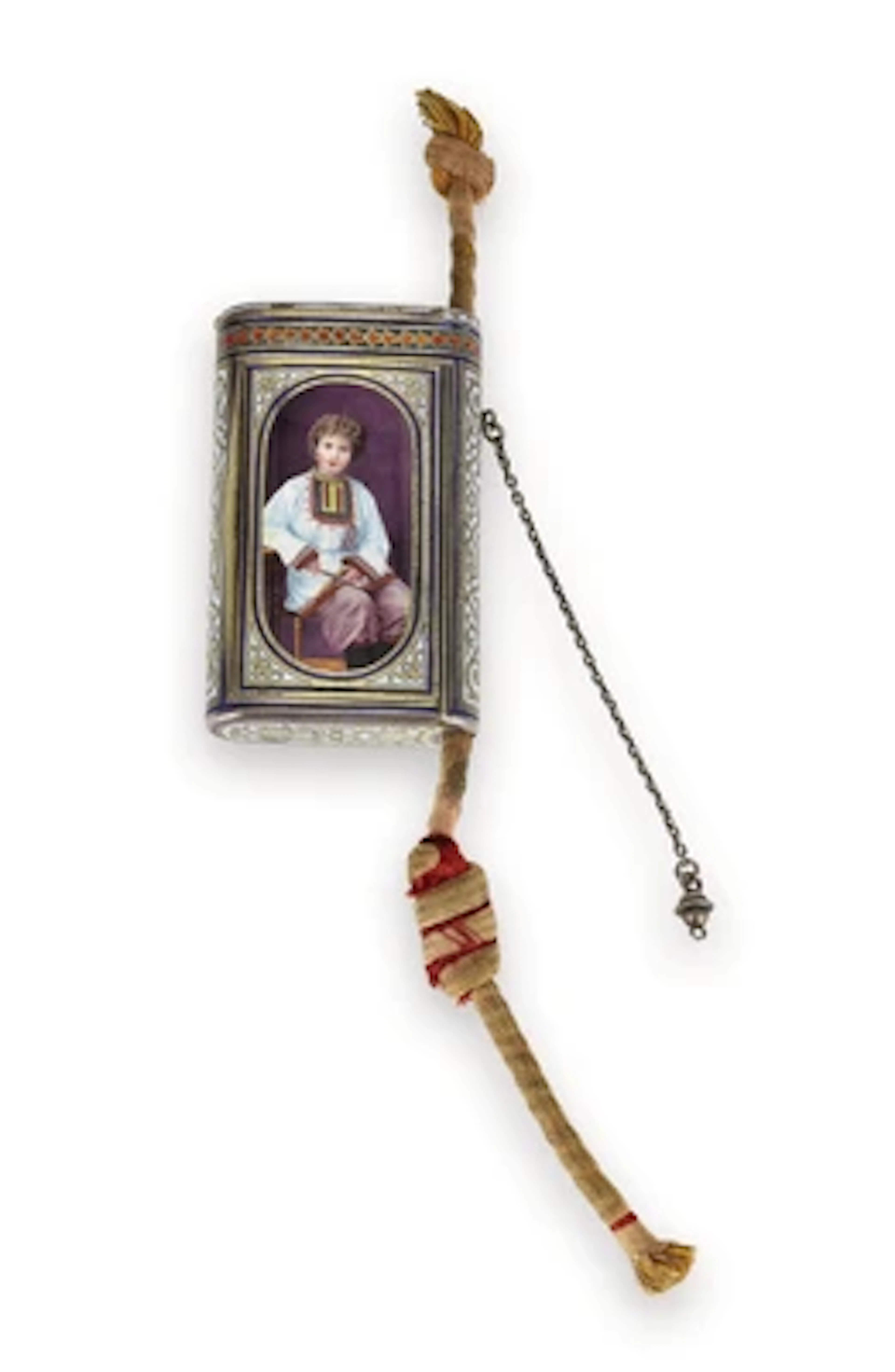 A Muscovite Enamelled Tabatière by Ovchinnikov