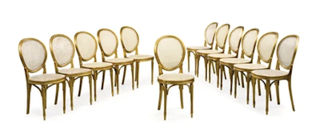 A Rare Set of 12 Chairs for Margaret Stonborough-Wittgenstein (1882–1958)