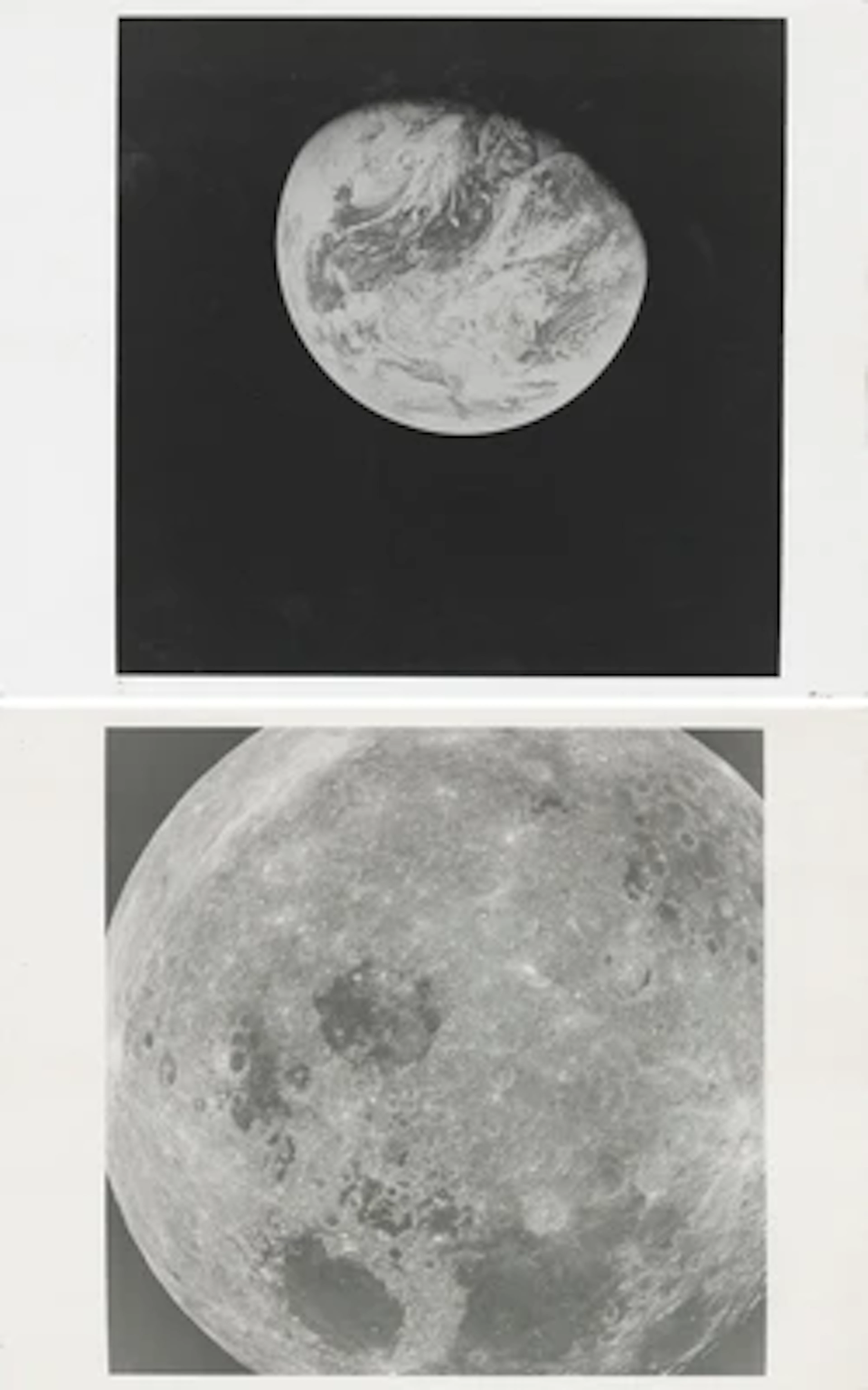 APOLLO 8 - The First Human Photographs of the Whole Earth and Moon