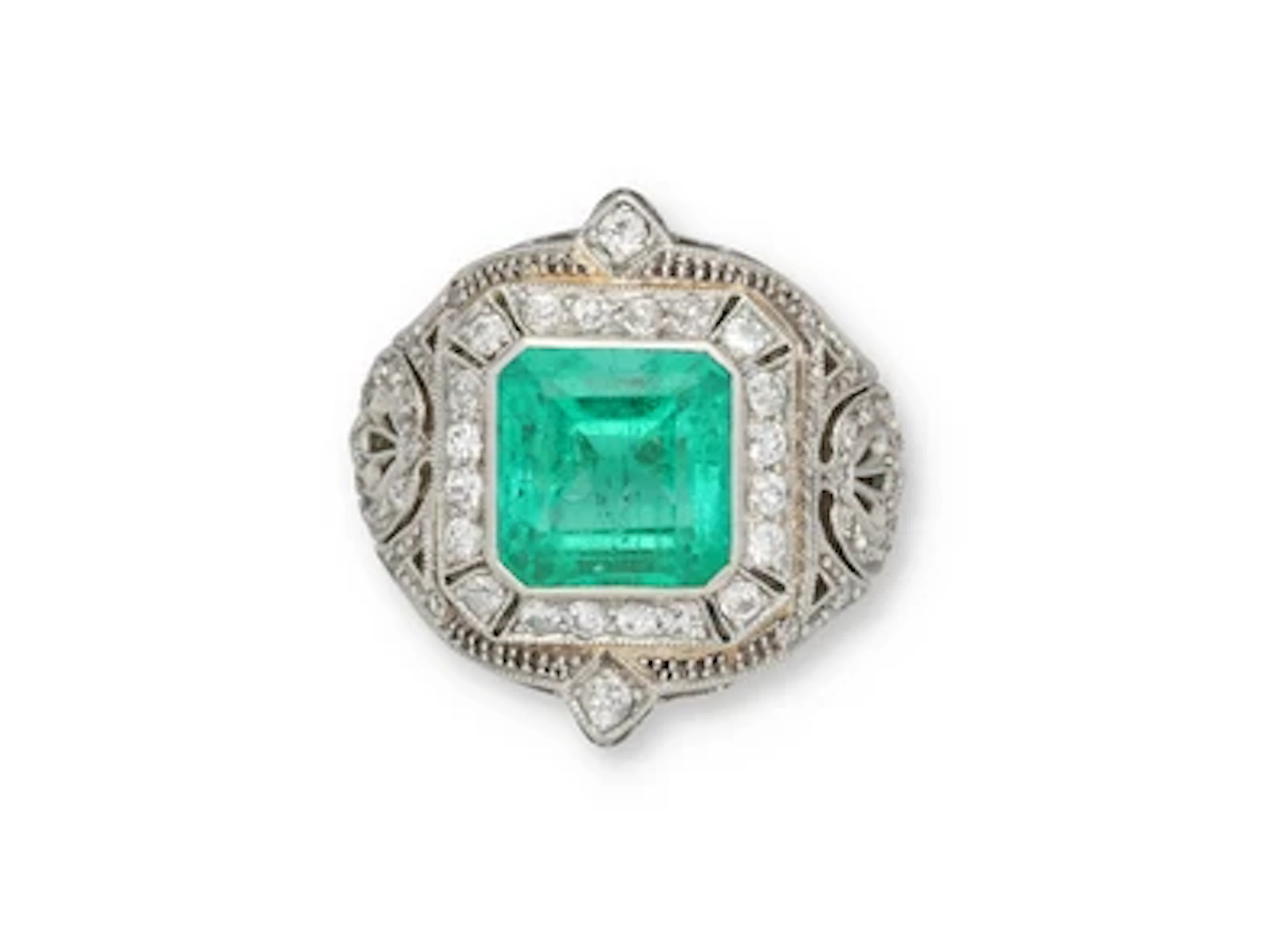 Smaragd Diamant Ring