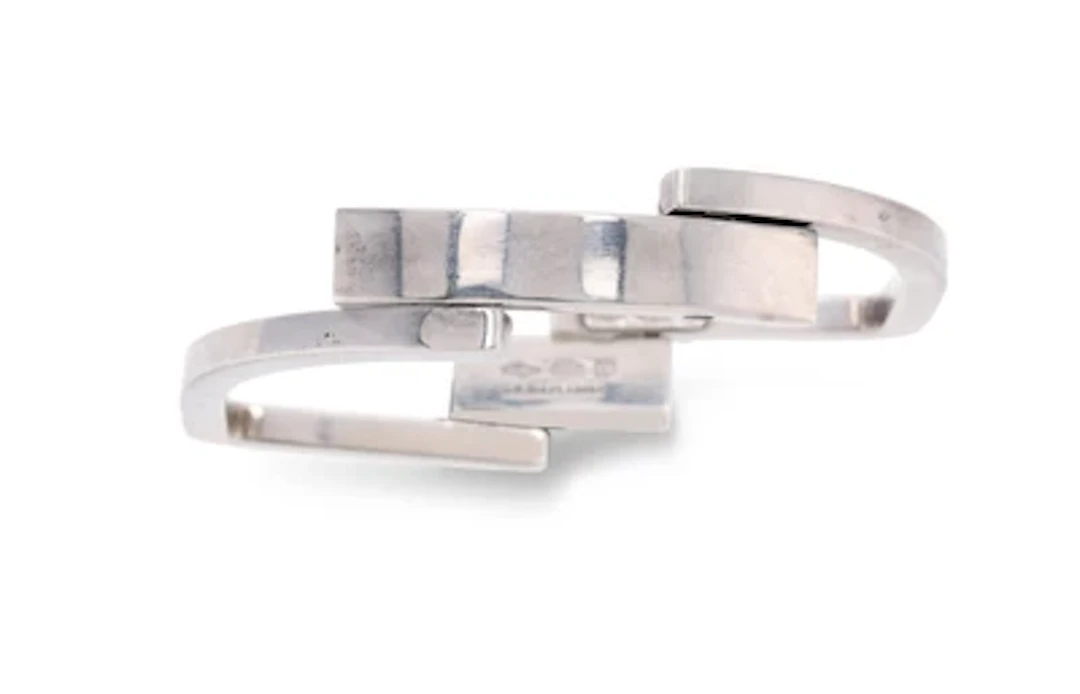 D. P. Orlandini, a sterling silver bangle, Uno A Erre, Arezzo, c. 1960