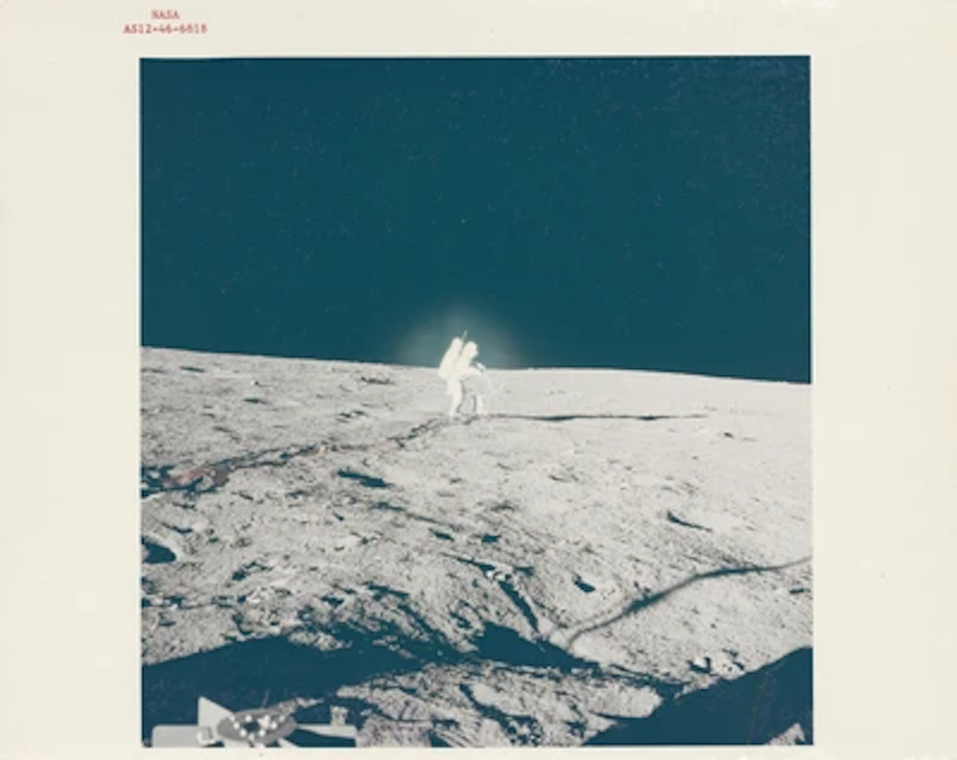 APOLLO 12 - Alan Bean in a Halo of Light