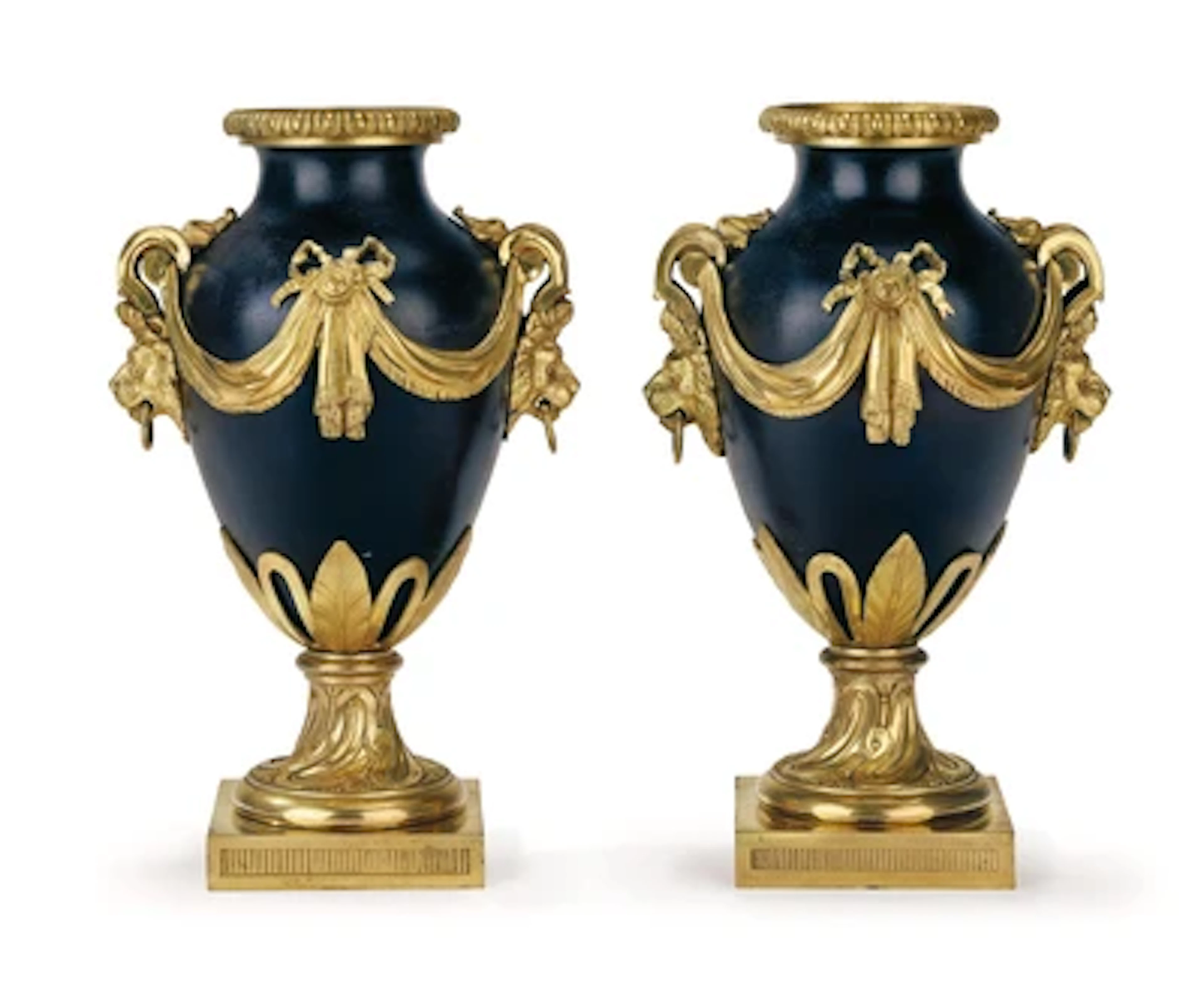 A Pair of Louis XVI-Style Vases