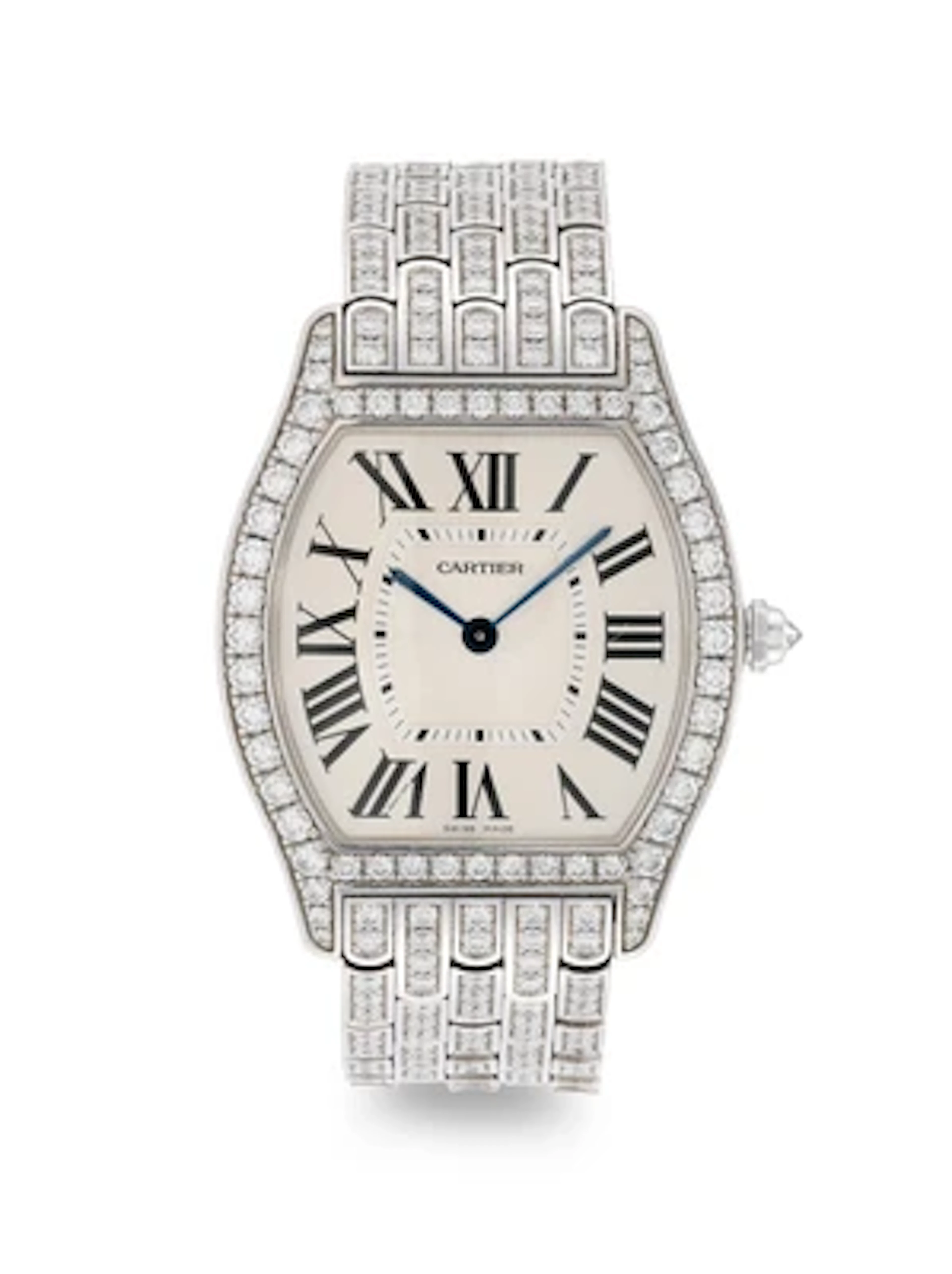 Cartier Tortue diamond wristwatch