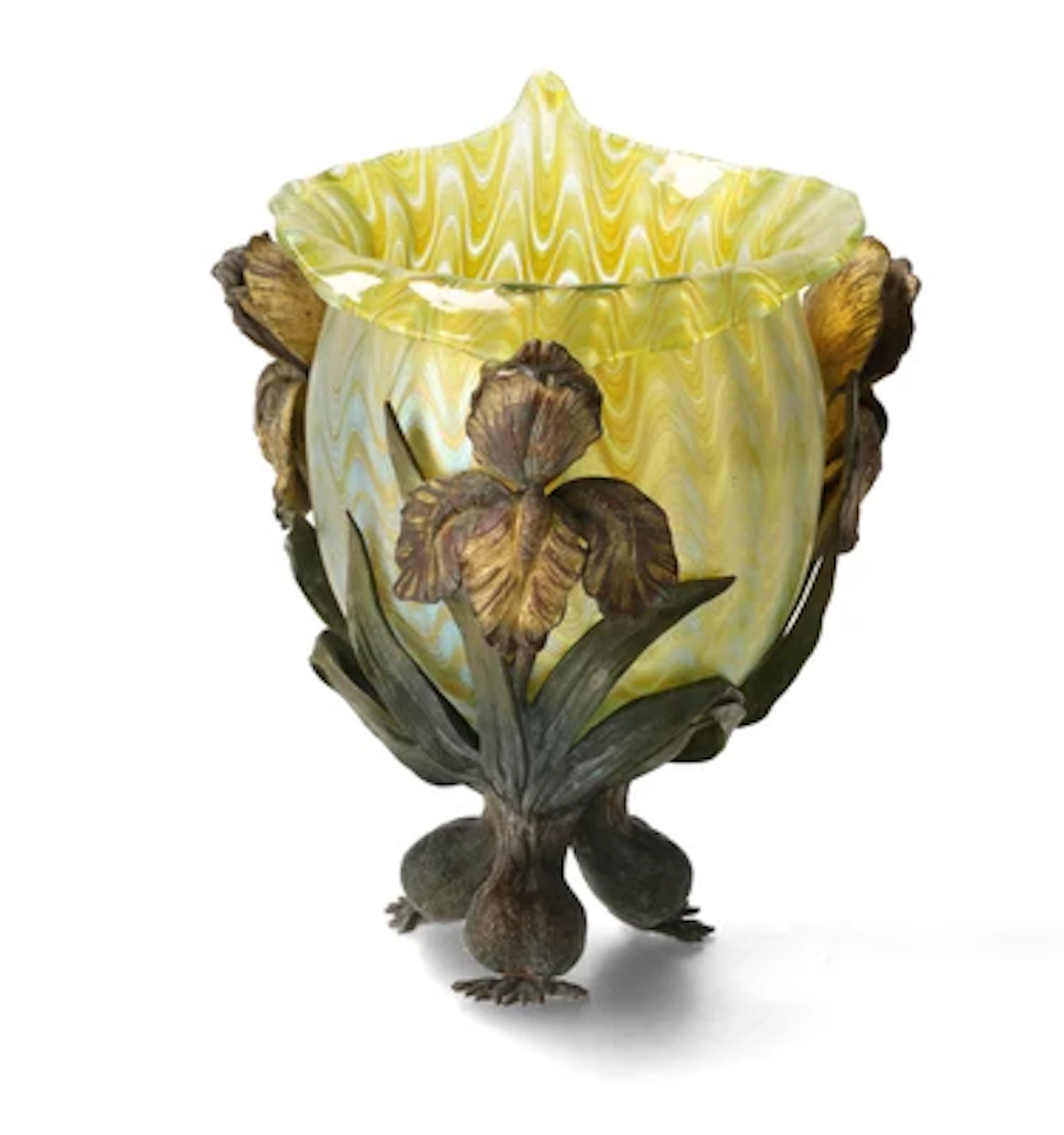 A vase, Johann Lötz Witwe, Klostermühle, for E. Bakalowits, Söhne