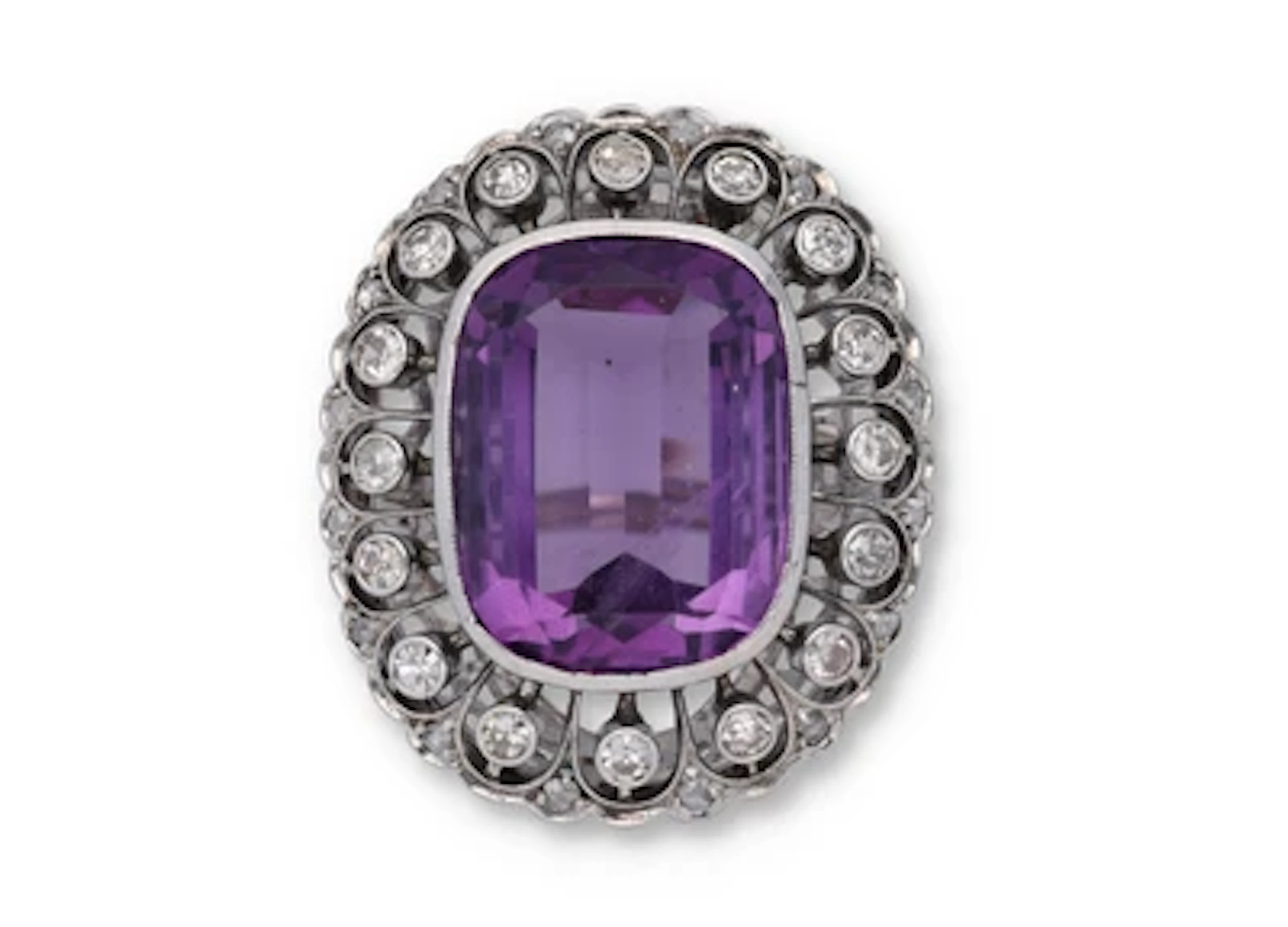 Diamant Amethystring