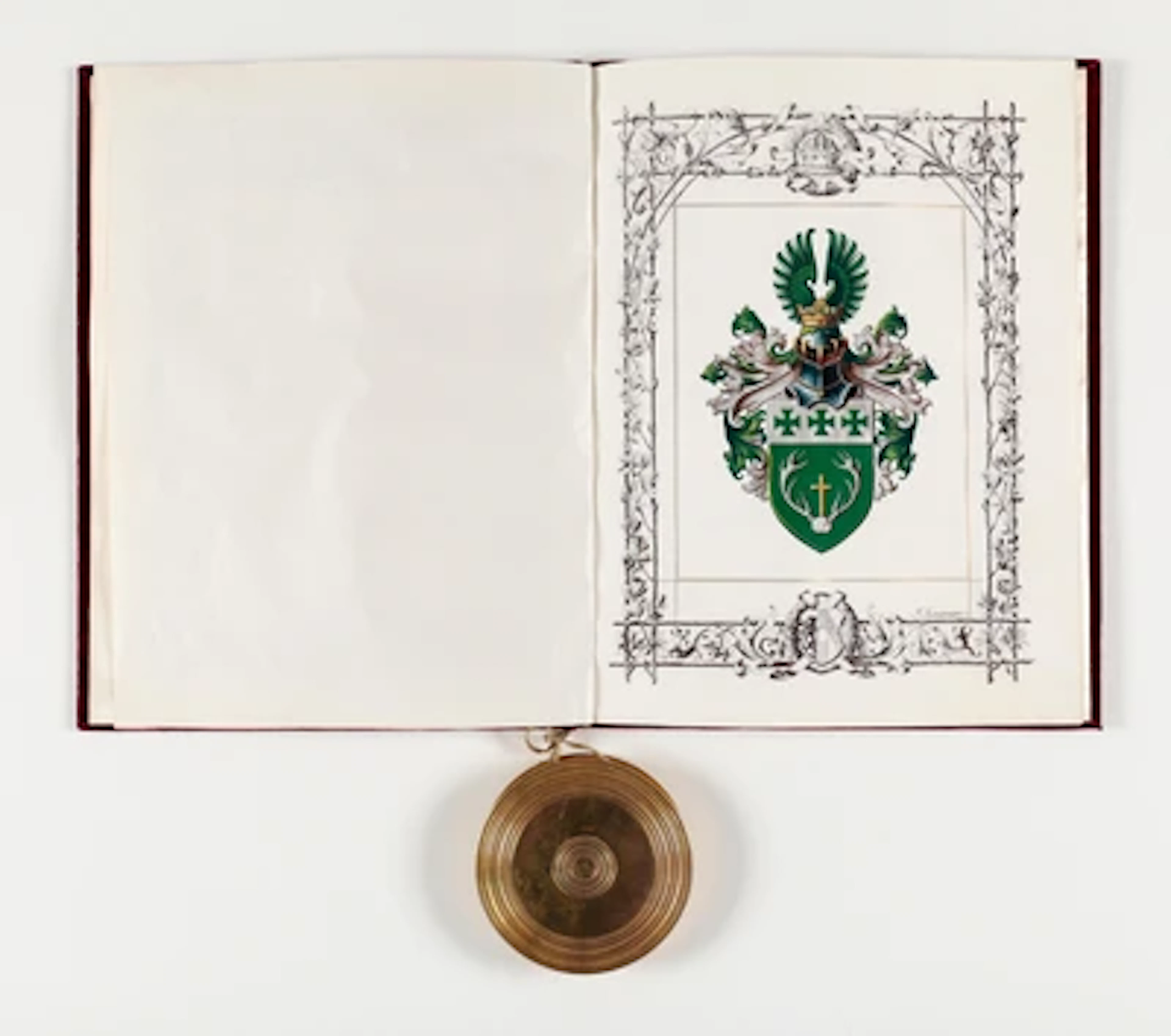 Adelsbrief "Ferdinand Edler von Wang", Österreich, Anfang 20. Jahrhundert