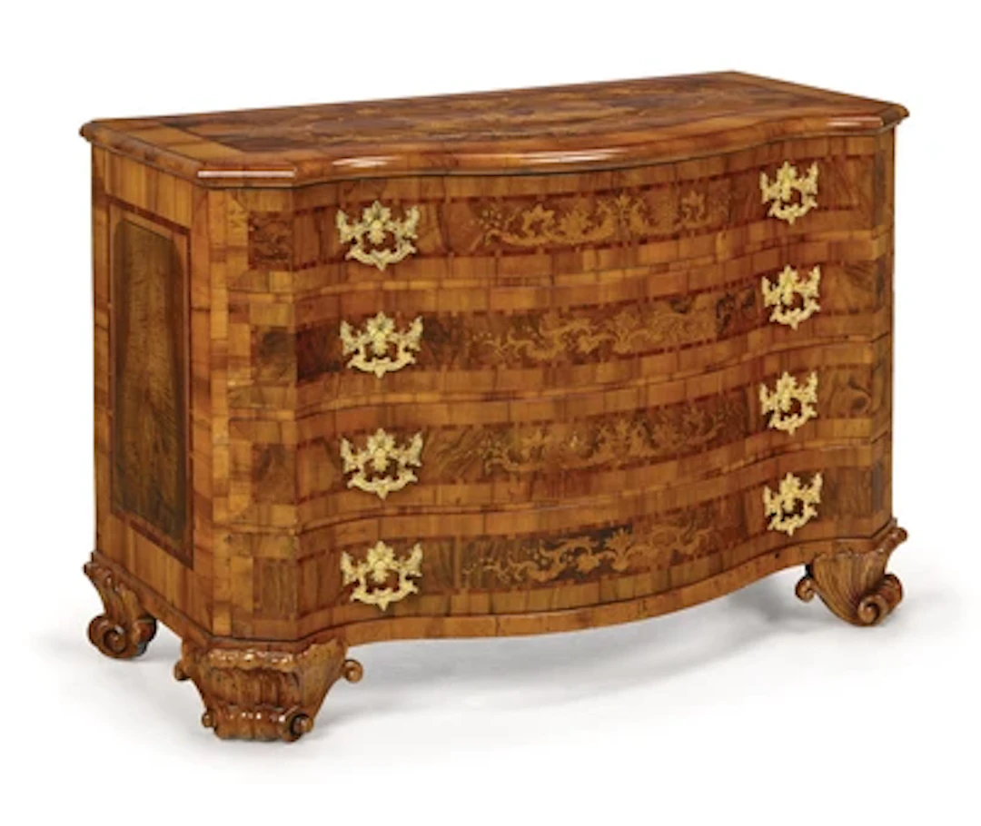 A Rare German Baroque Commode
