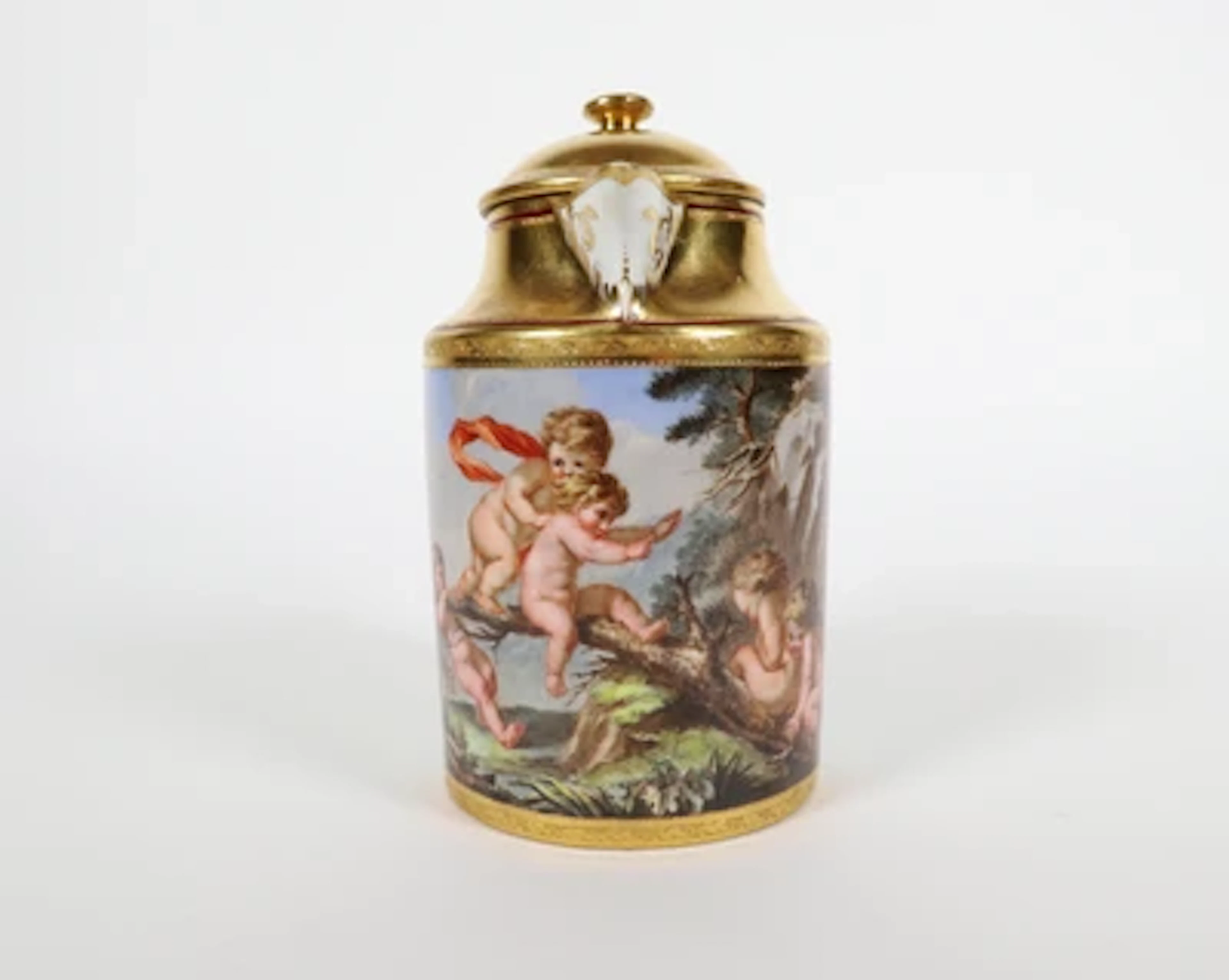 Kleine Kanne mit Deckel, Kaiserliche Manufaktur, Wien, 1802
