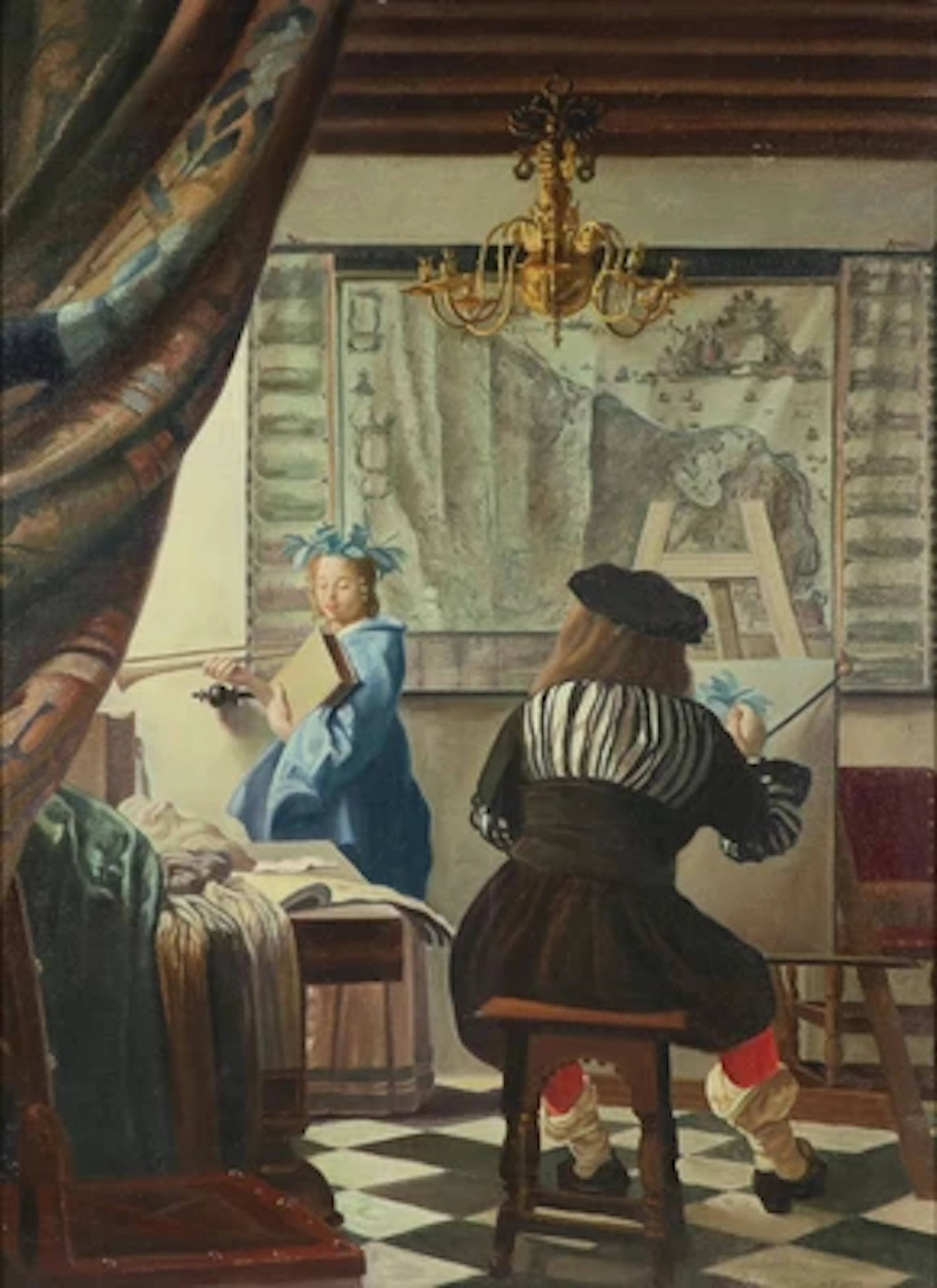 Jan Vermeer Nachahmer Wohl Josef Plank (Wien 1894-1977)