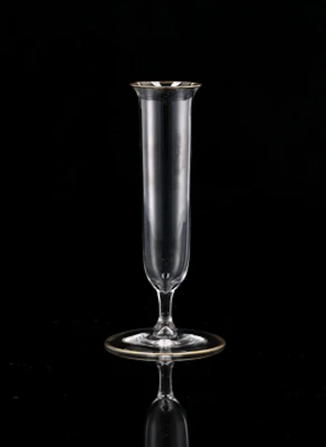 Kleine Vase mit Goldrand, J. & L. Lobmeyr, Wien