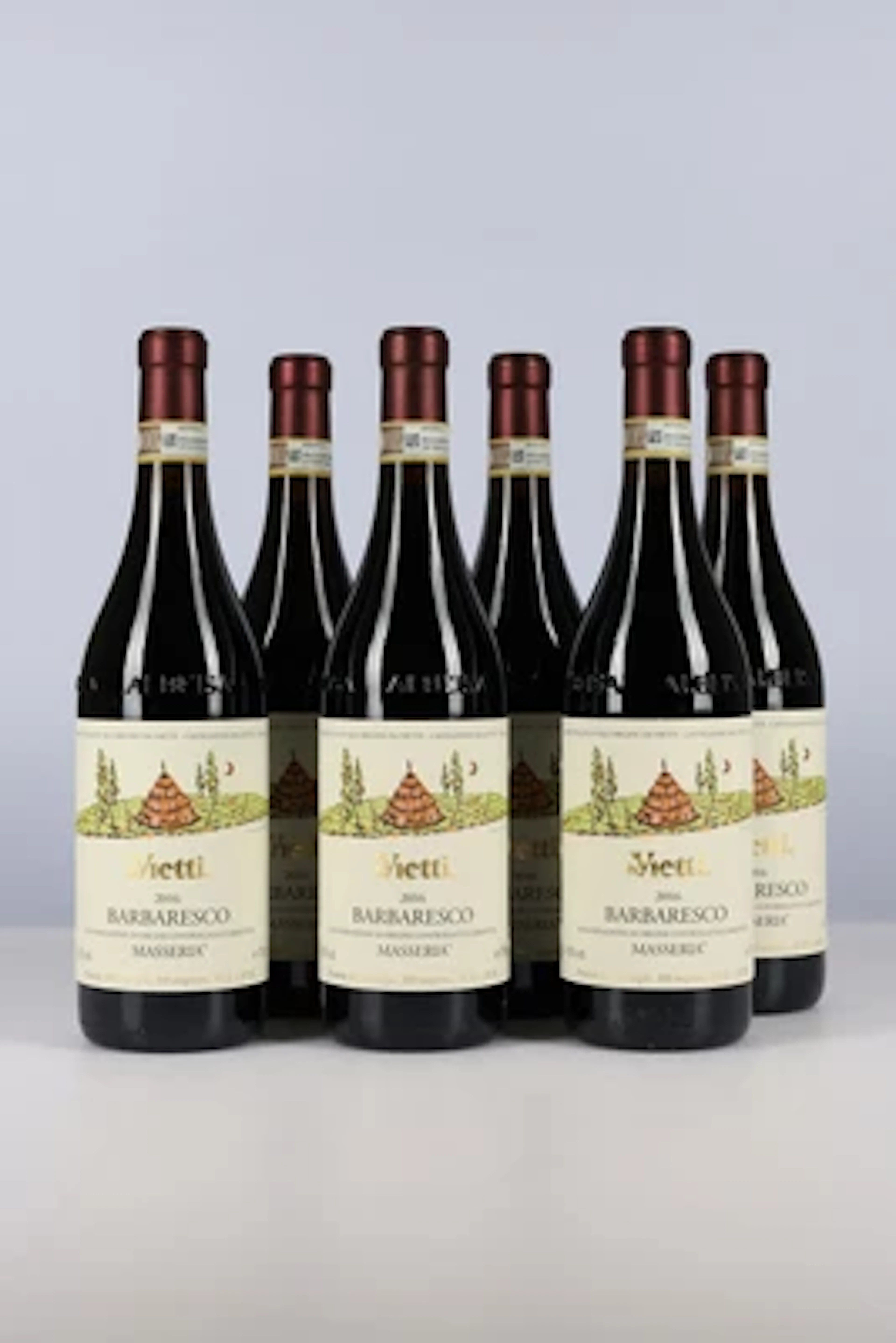 2016 Barbaresco DOCG Masseria, Vietti, Piemont, 96 Parker-Punkte, 6 Flaschen