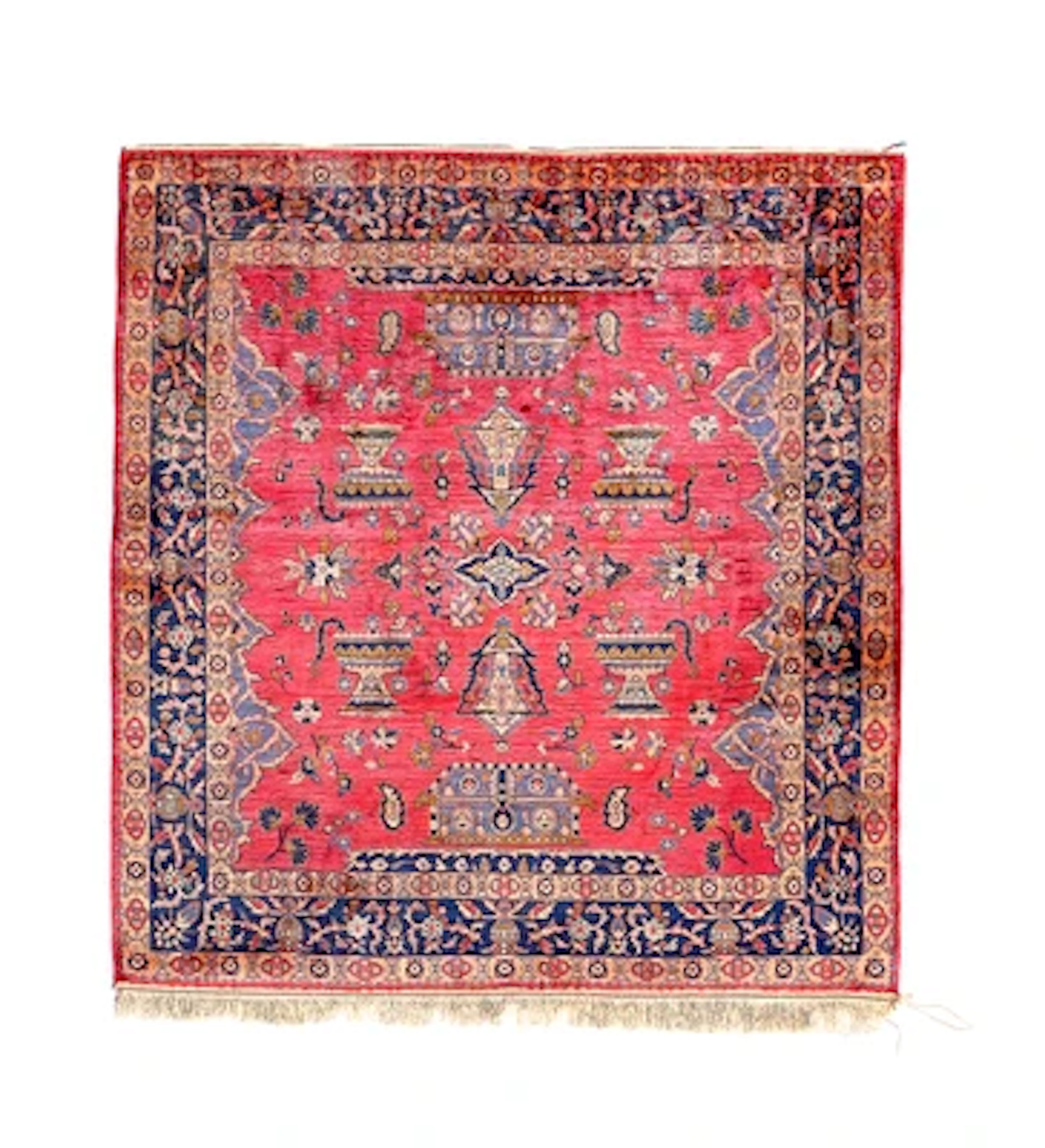 Kashan Silk, Iran, c. 93 x 88 cm