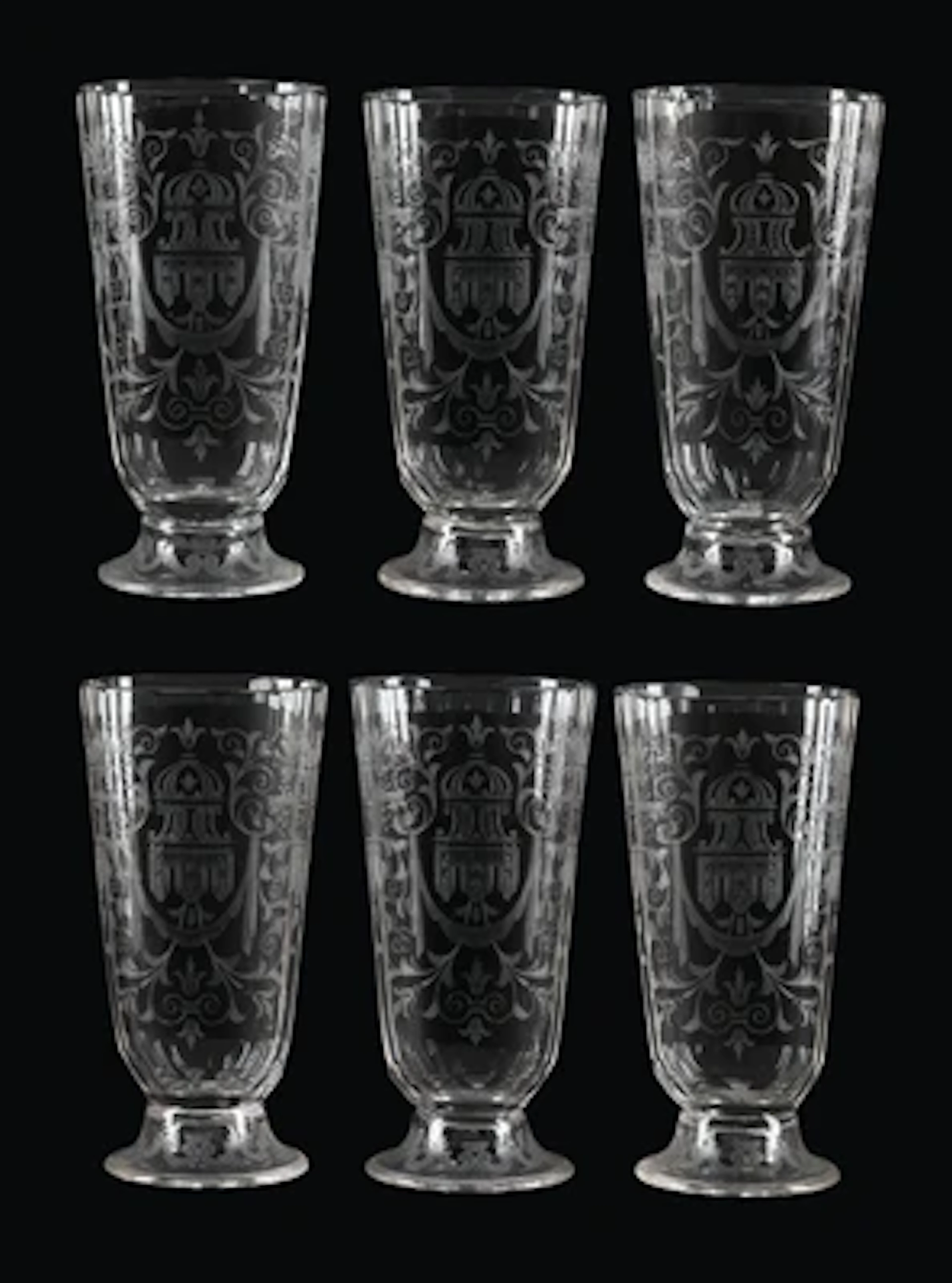 Sechs Bier- oder Limonadengläser, TS 206 Maria Theresia, J. & L. Lobmeyr, Wien