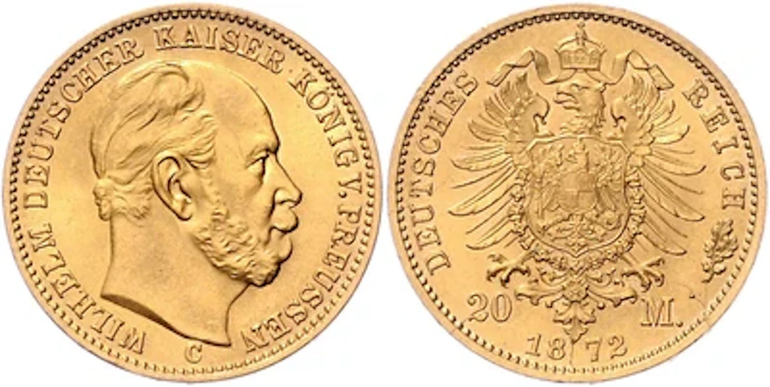 Preussen, Wilhelm I. 1866-1888 GOLD