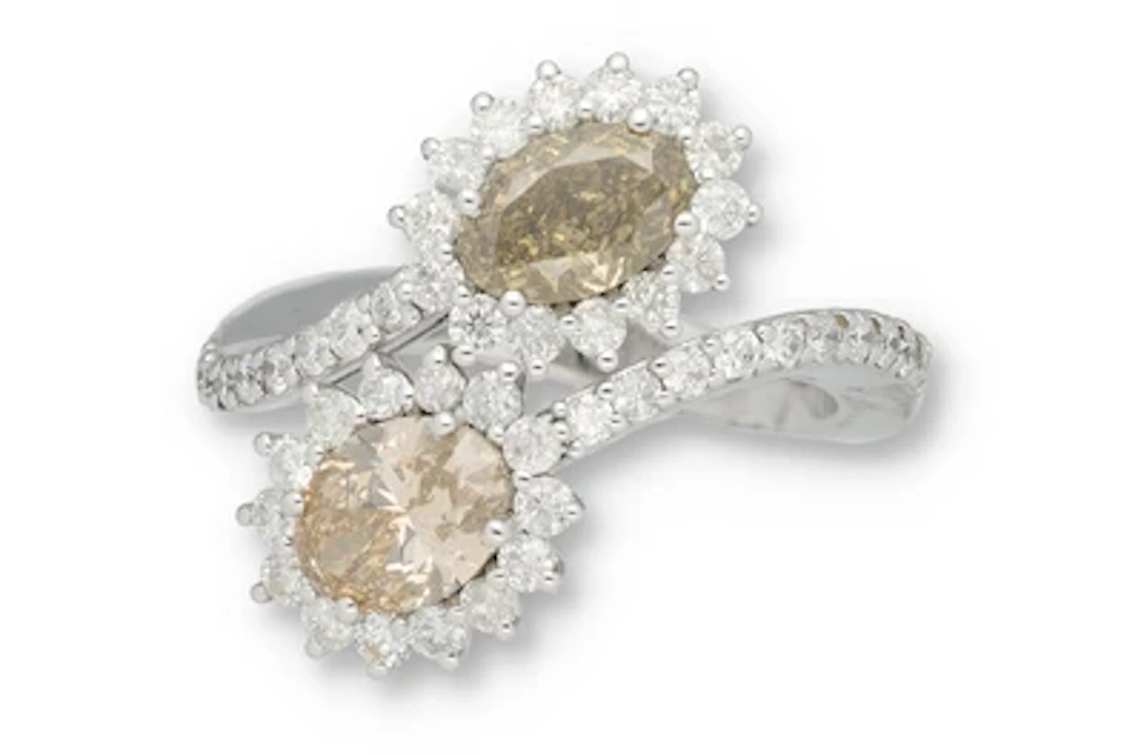 Diamantring zus. ca. 3,14 ct