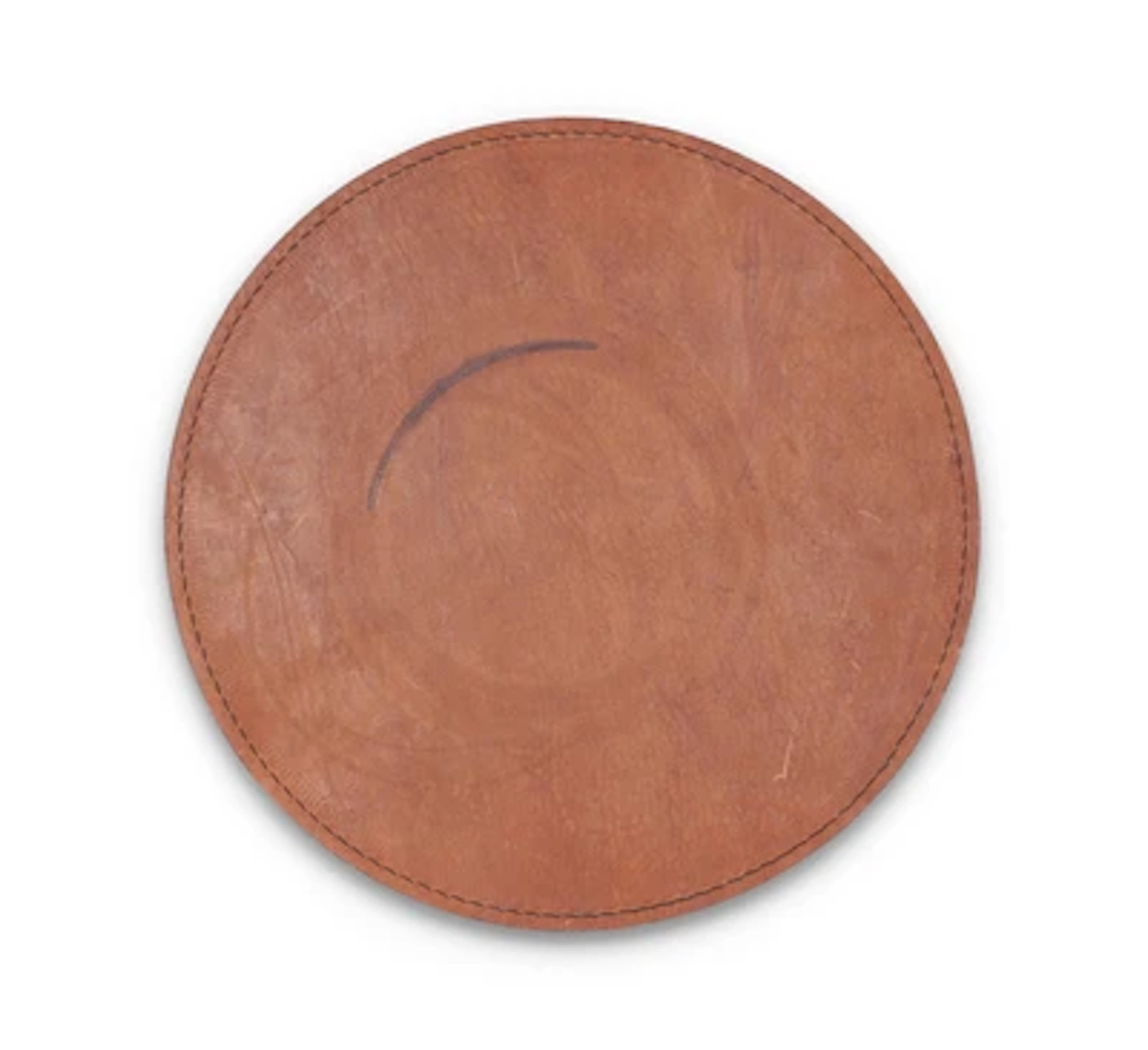 A leather mat, Carl Auböck, Vienna, c. 1980