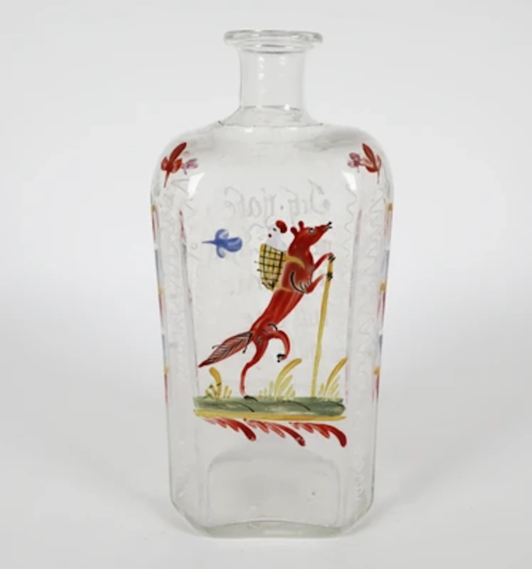 Branntweinflasche, Freudenthal, Oberösterreich, um 1800