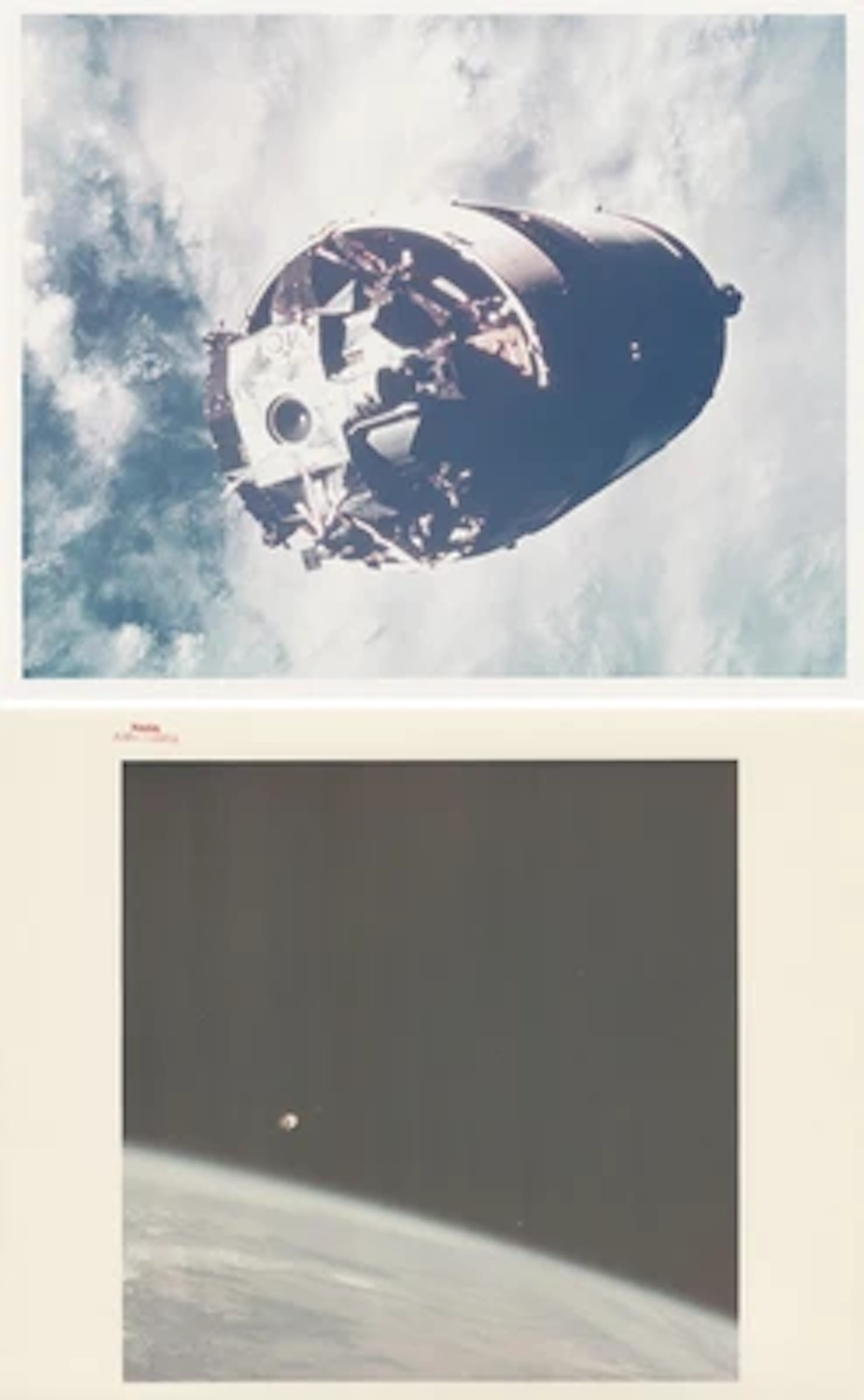APOLLO 9 - The First Extraction of a Lunar Module from its Saturn Stage Nest
