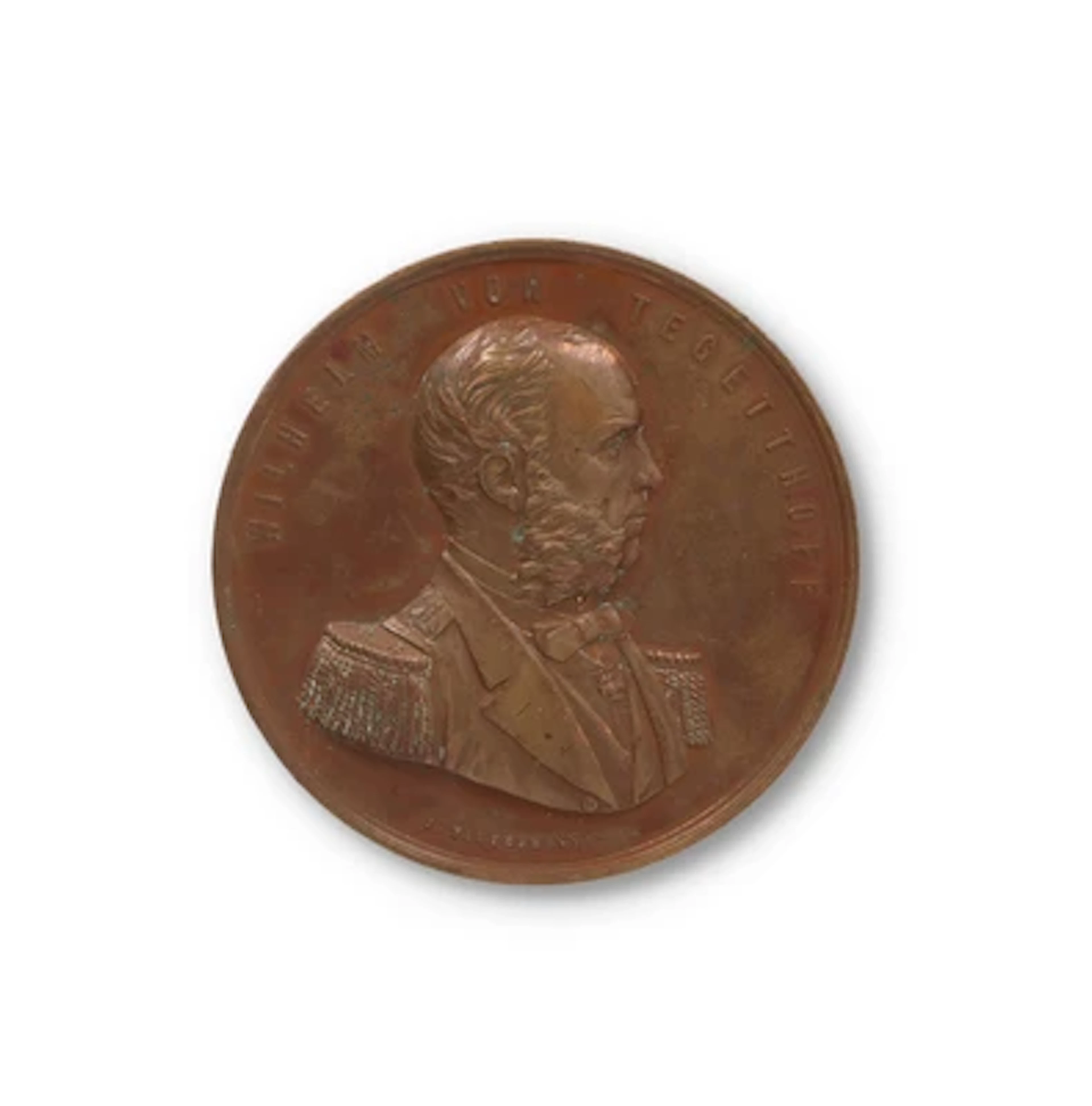 K. u. k. Kriegsmarine - Wilhelm Freiherr von Tegethoff: AE Medaille