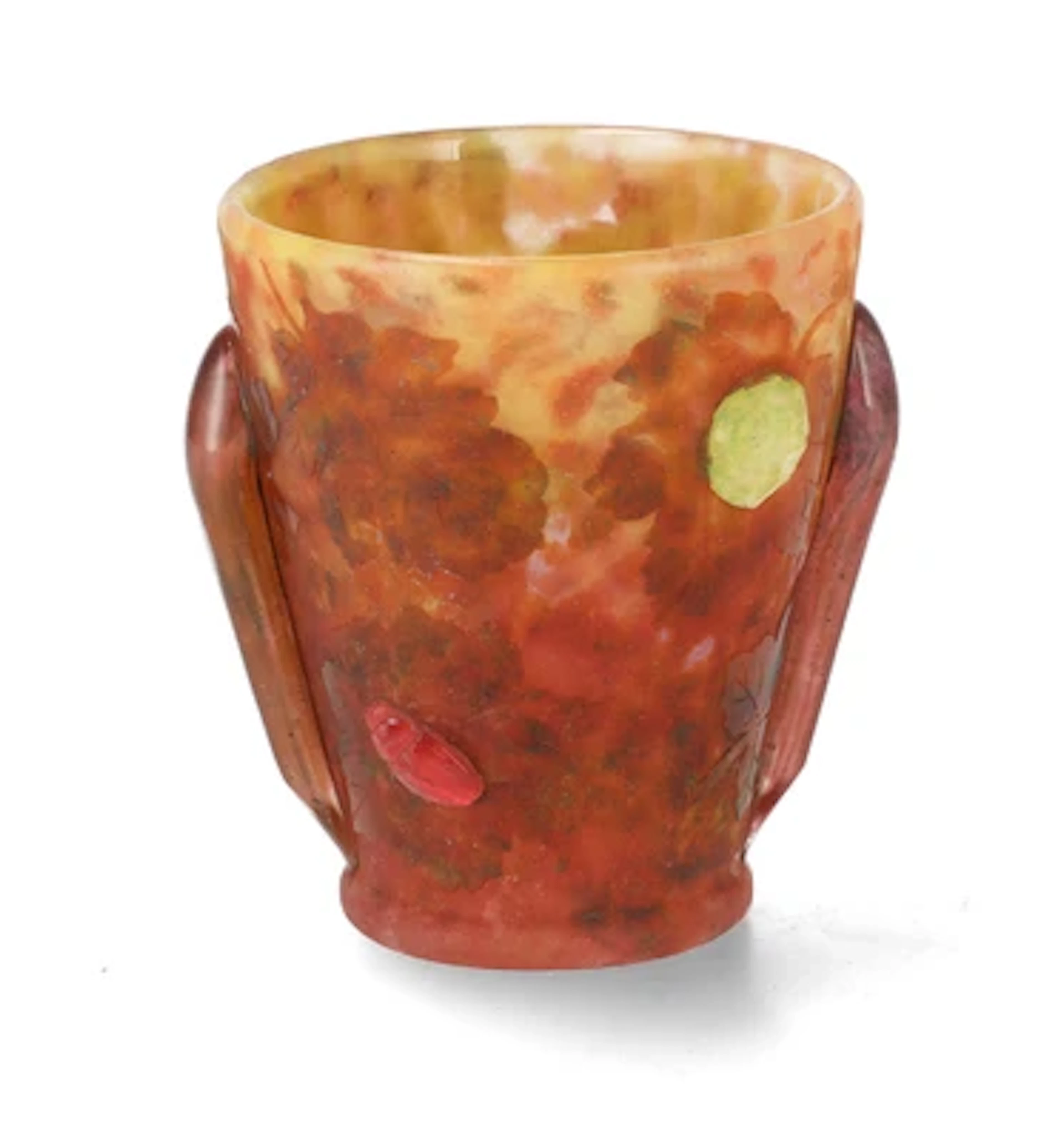 A "Feuilles en Automne" vase, Daum, Nancy, c. 1910