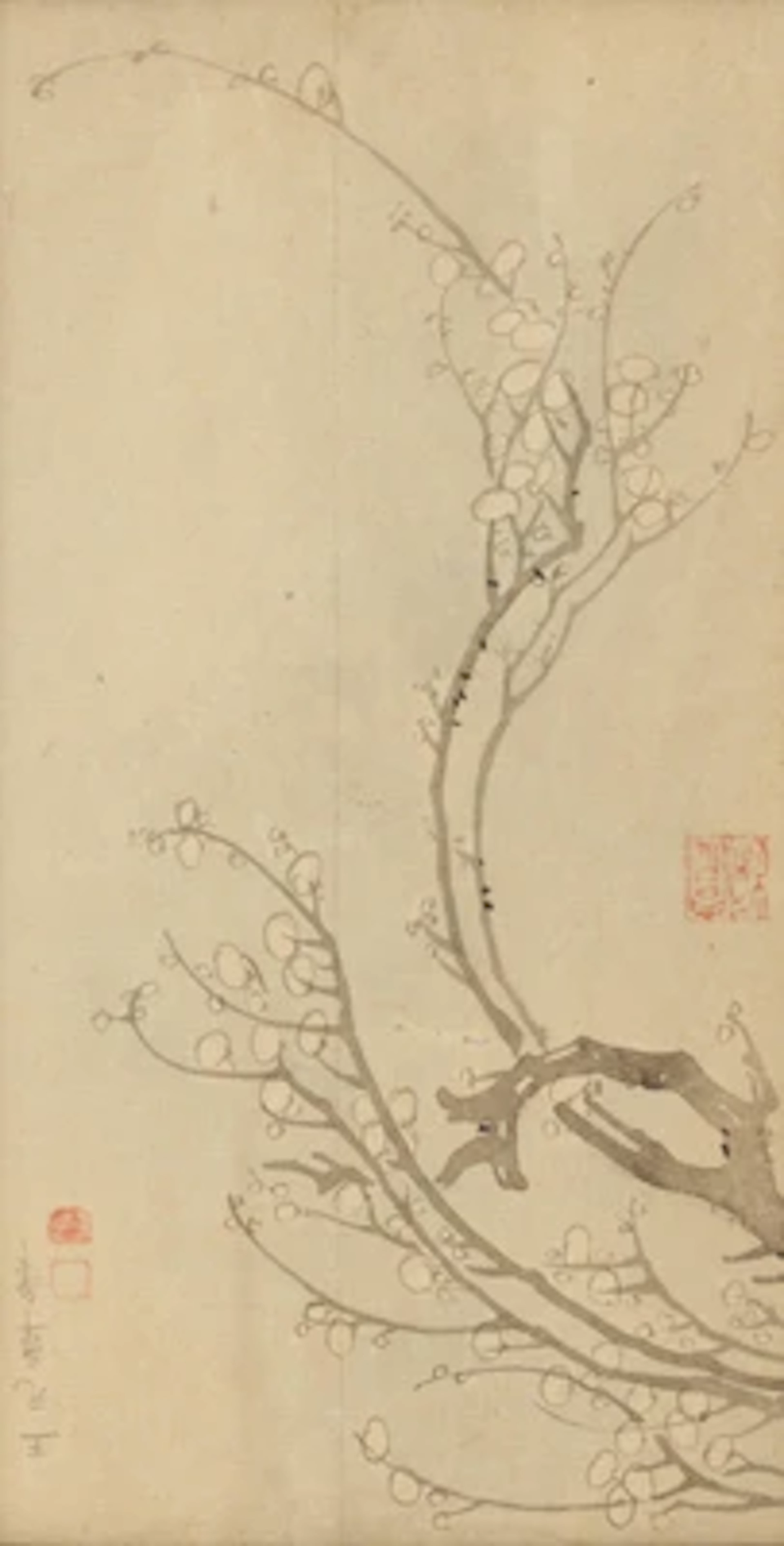 Wang Mian (1287-1359) after, Plum Blossom