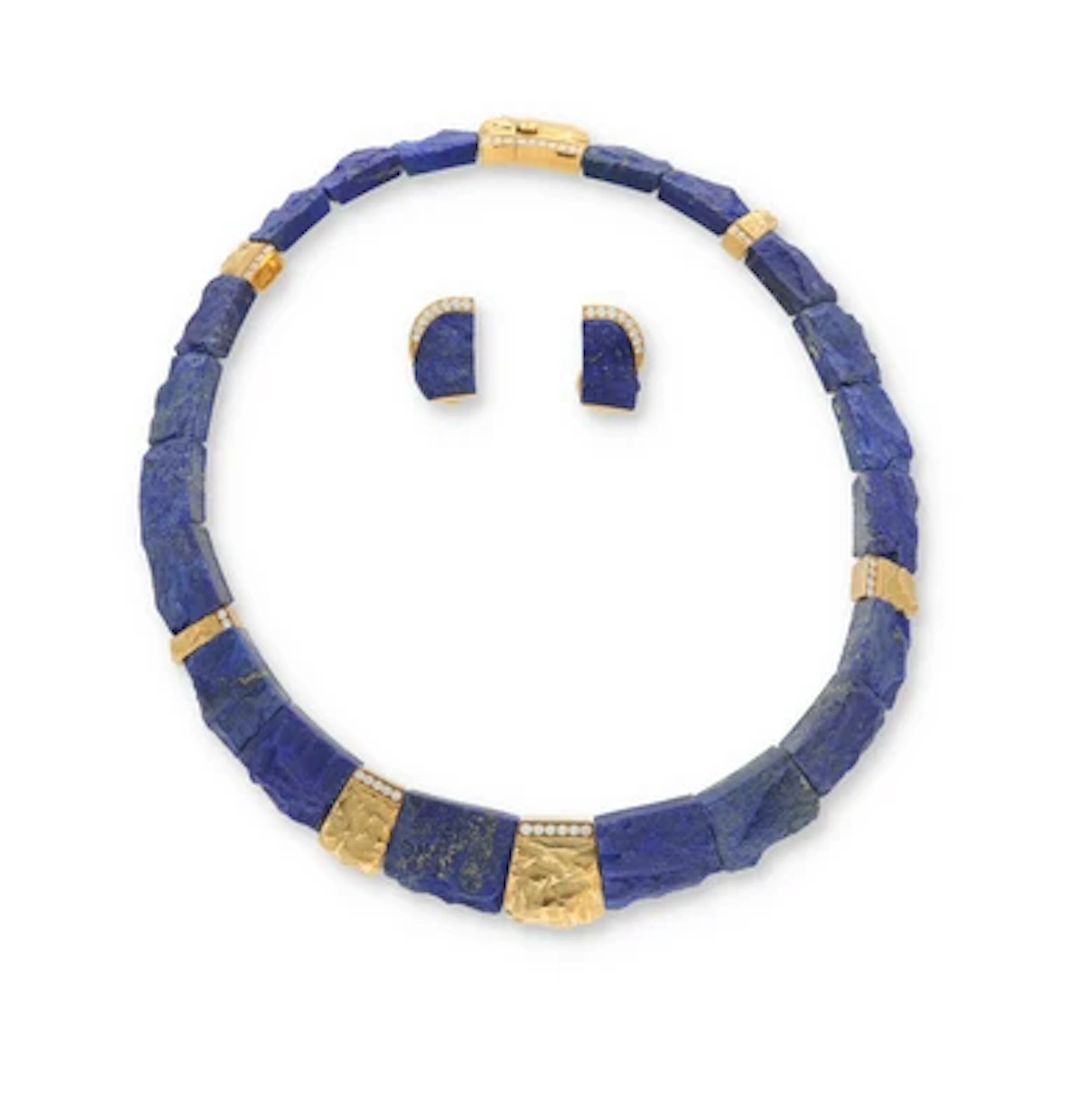Anton Heldwein Lapislazuli Schmuckgarnitur