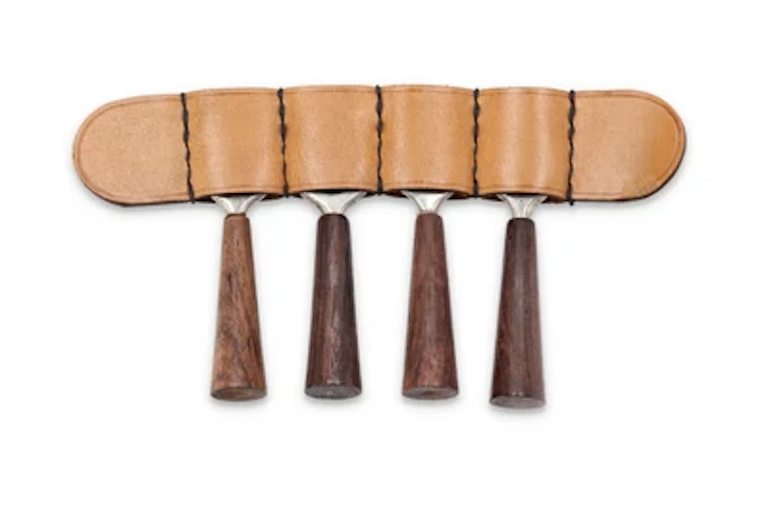 A four-piece sandwich fork set, model number 4544, Carl Auböck II